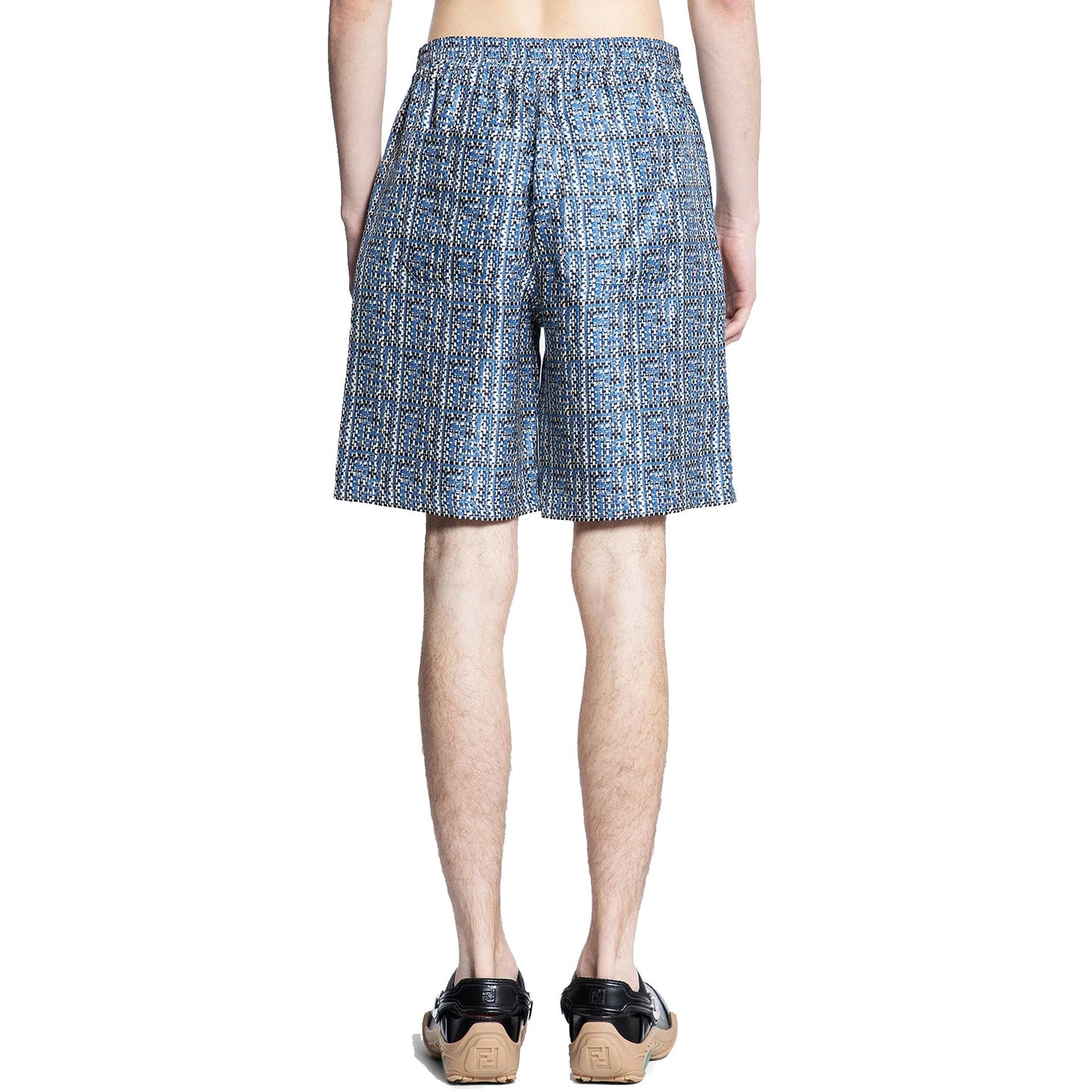Fendi Printed Silk Shorts Men FENDI