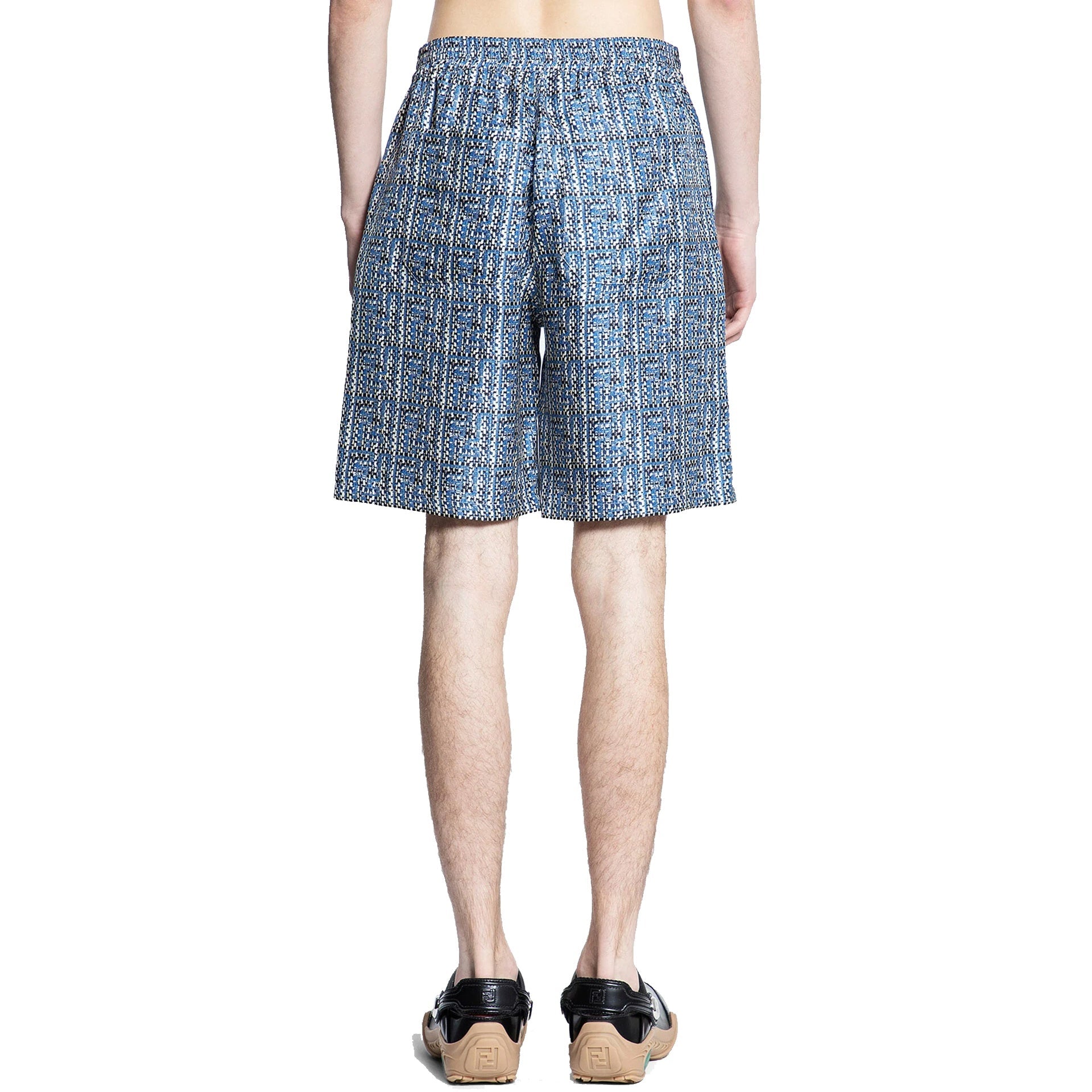 Fendi Printed Silk Shorts Men FENDI