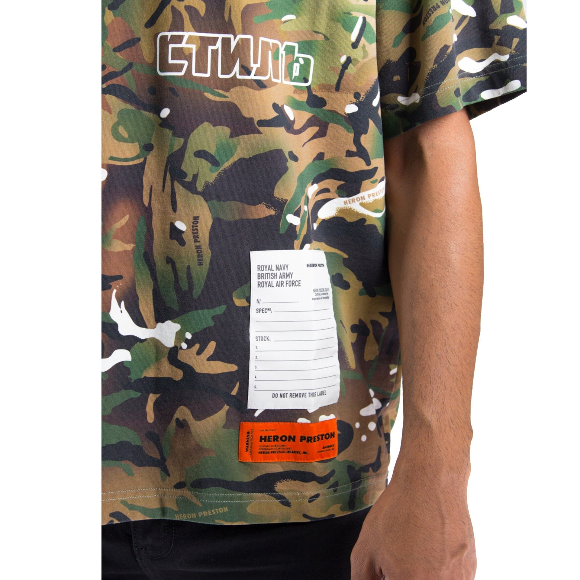 Heron Preston Camouflage T-Shirt Men HERON PRESTON
