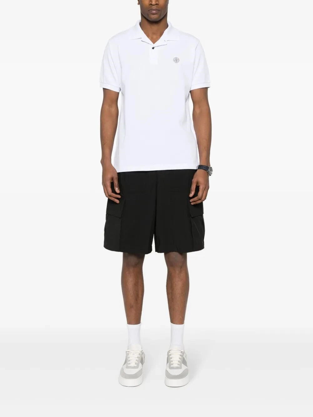Stone Island Men 50/2 Organic Cotton Piquet Polo STONE ISLAND