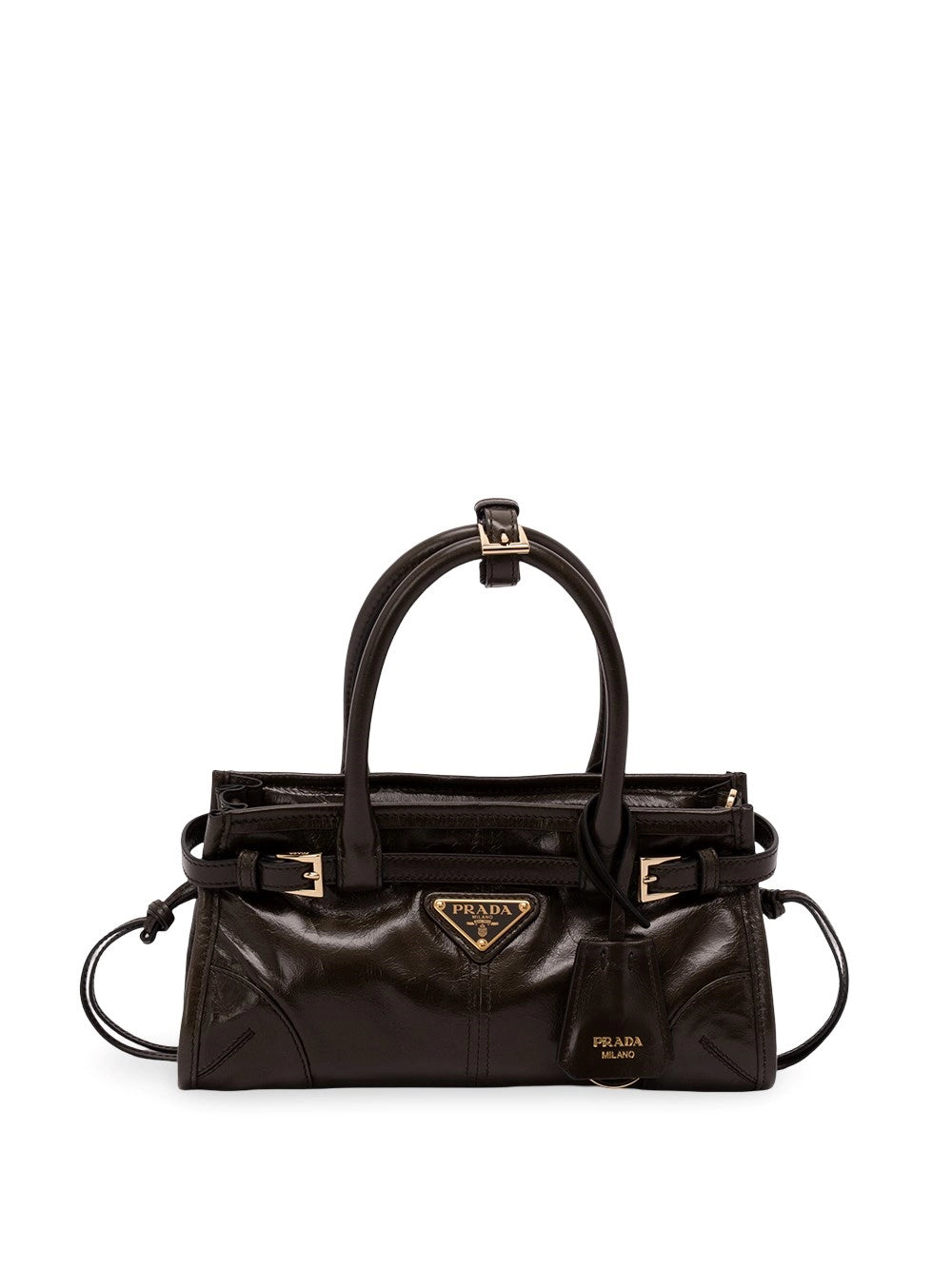 Prada Women Prada Bonnie Mini Leather Bag PRADA