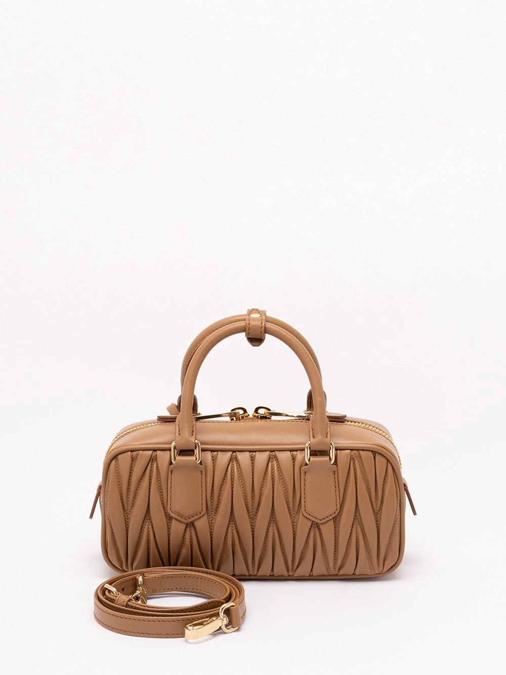 Miu Miu Women `Arcadie` Matelassé Nappa Leather Bag MIU MIU