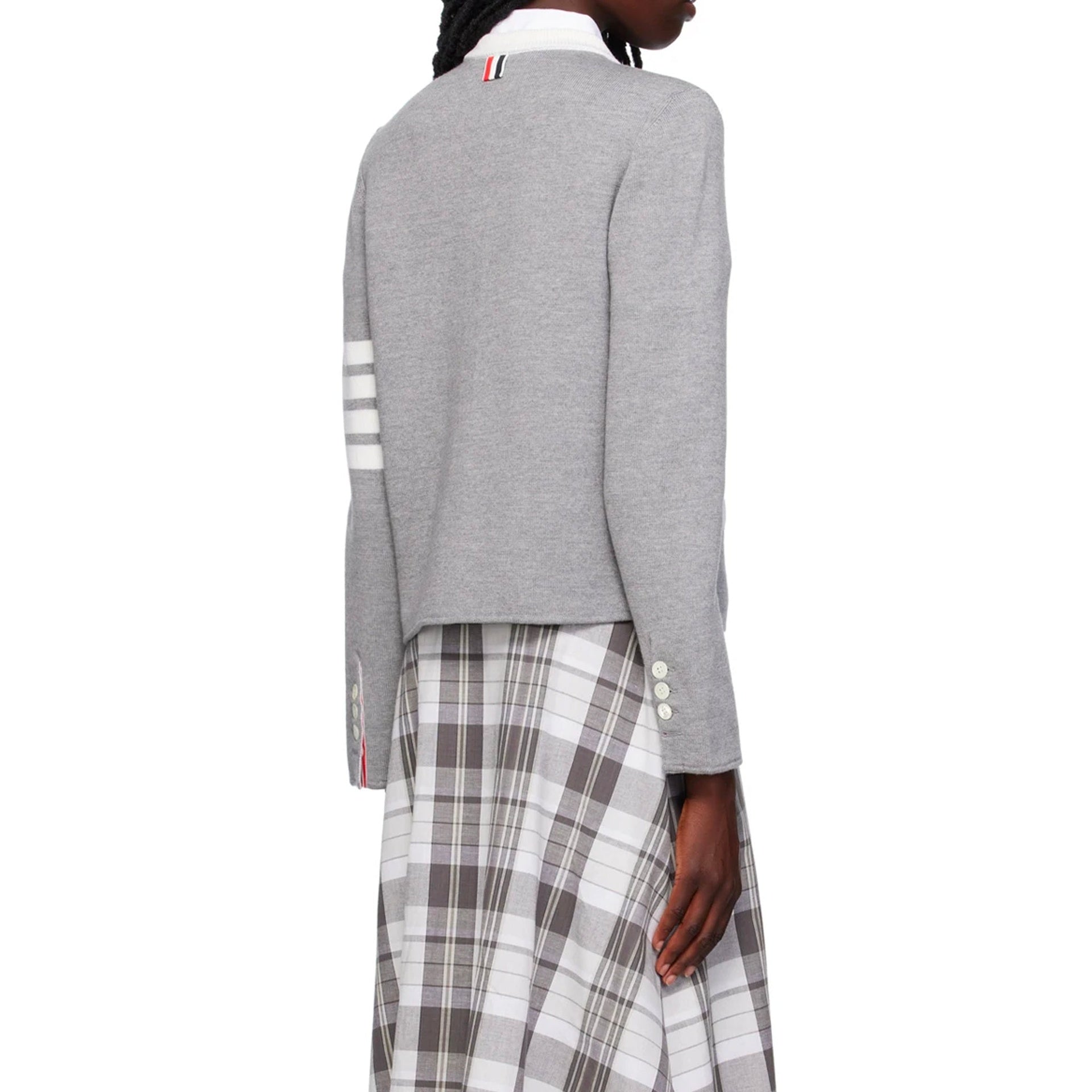 Thom Browne 4- Bar Wool Cardigan Women THOM BROWNE