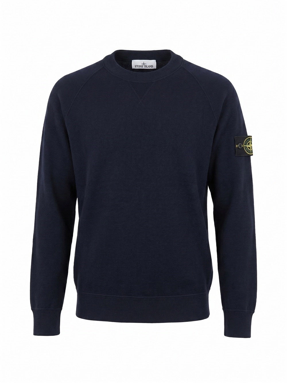 Stone Island Men Plush Stitch Stretch Crew Neck