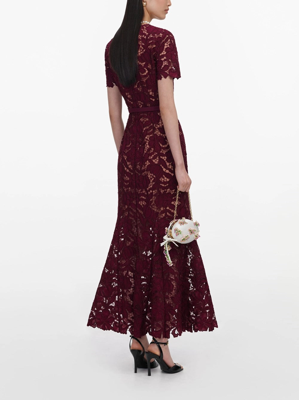 Self-Portrait Women Lace Midi Dress SELF-PORTRAIT