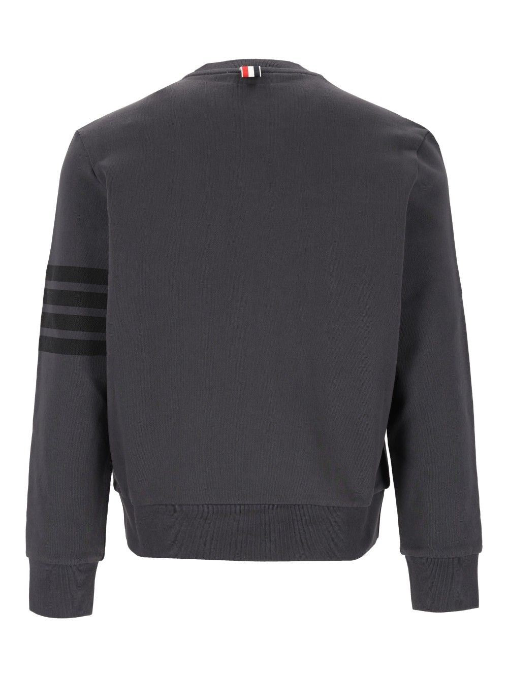 Thom Browne Men 4 Bar Cotton Jersey Sweatshirt THOM BROWNE