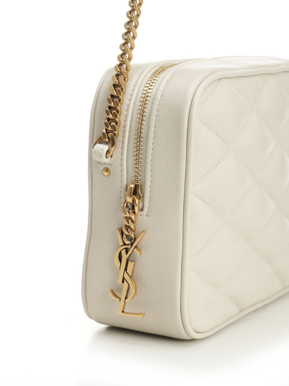 Saint Laurent Women Quilted Leather Camera Bag SAINT LAURENT