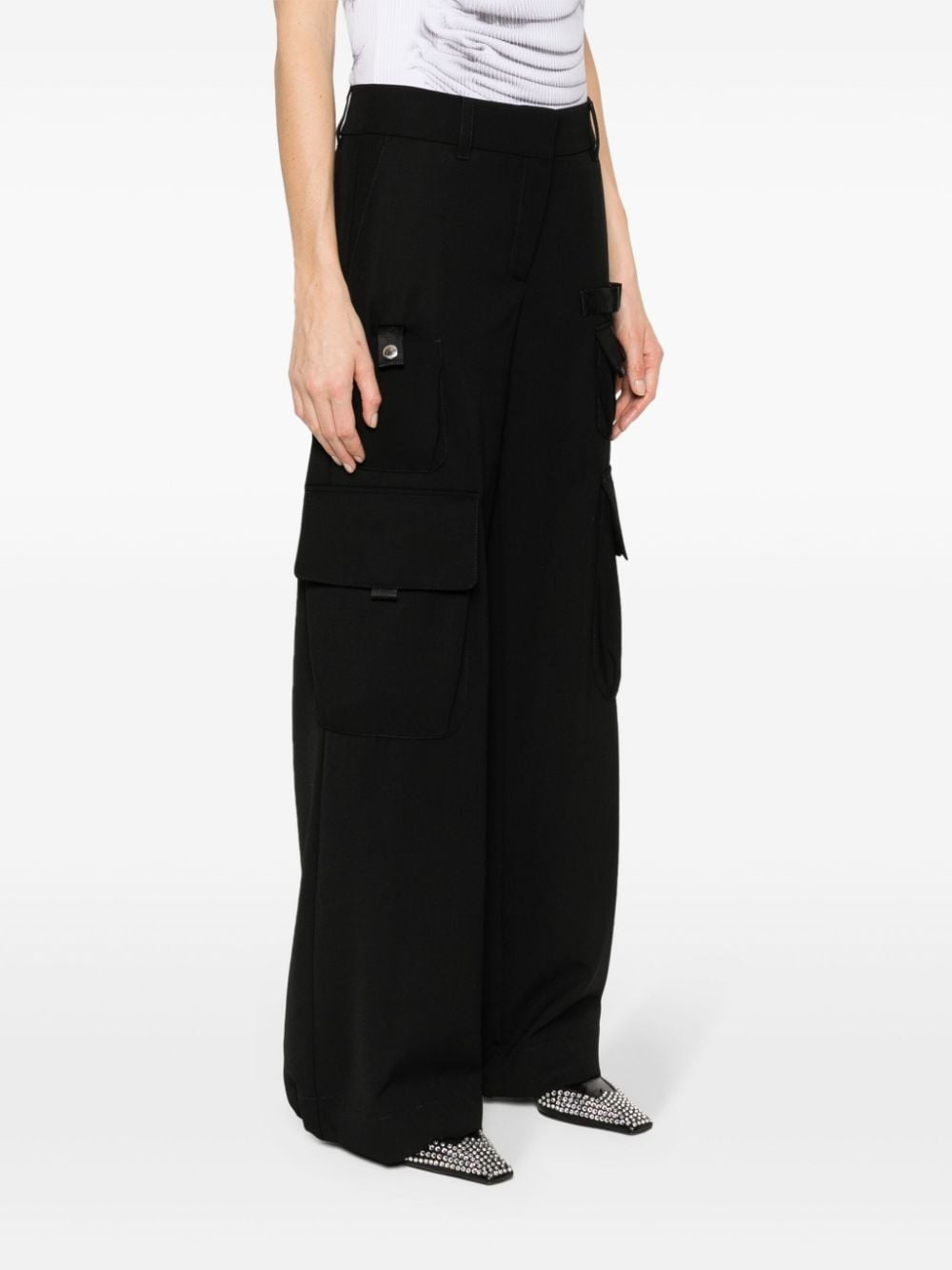 Off-White Women Black "Toybox" Cargo Pants OFF-WHITE