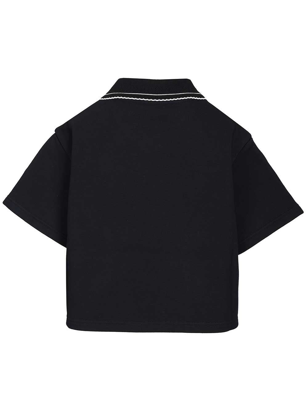 Miu Miu Women Crop Polo Shirt MIU MIU