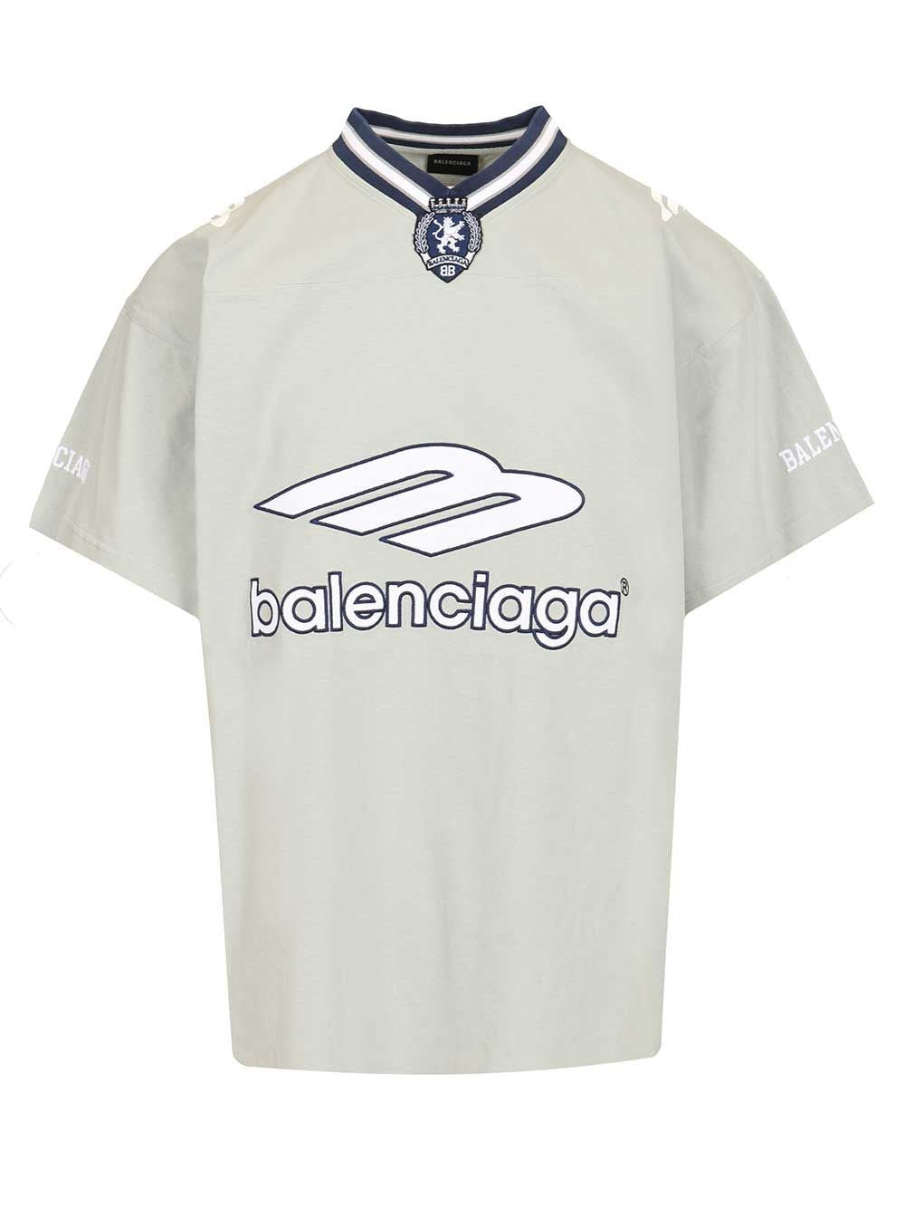 Balenciaga Men 3B Football T-Shirt BALENCIAGA