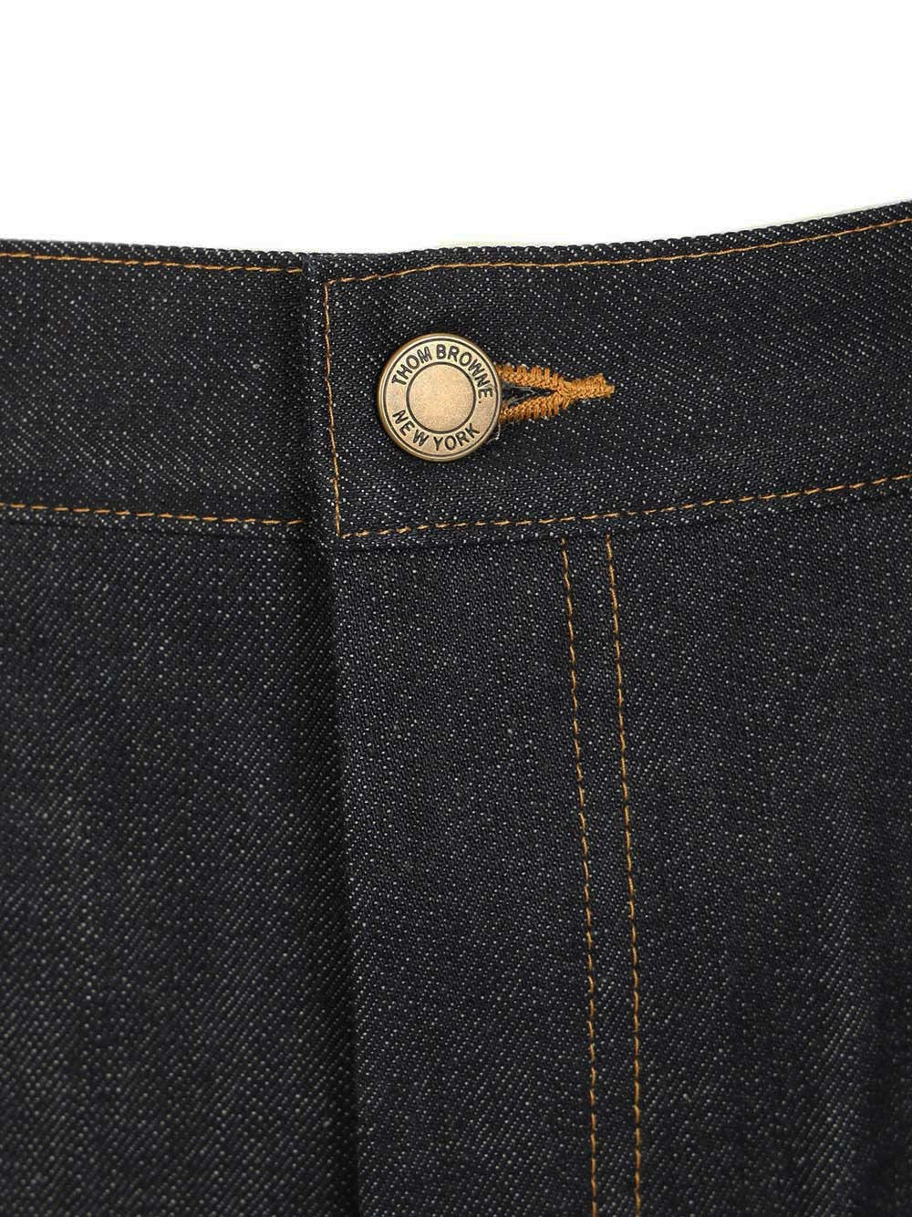 Thom Browne Men Selvedge Denim Pants THOM BROWNE