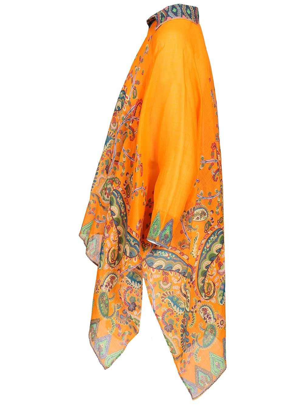 Etro Women Multicoloured Printed Ramie Blouse ETRO