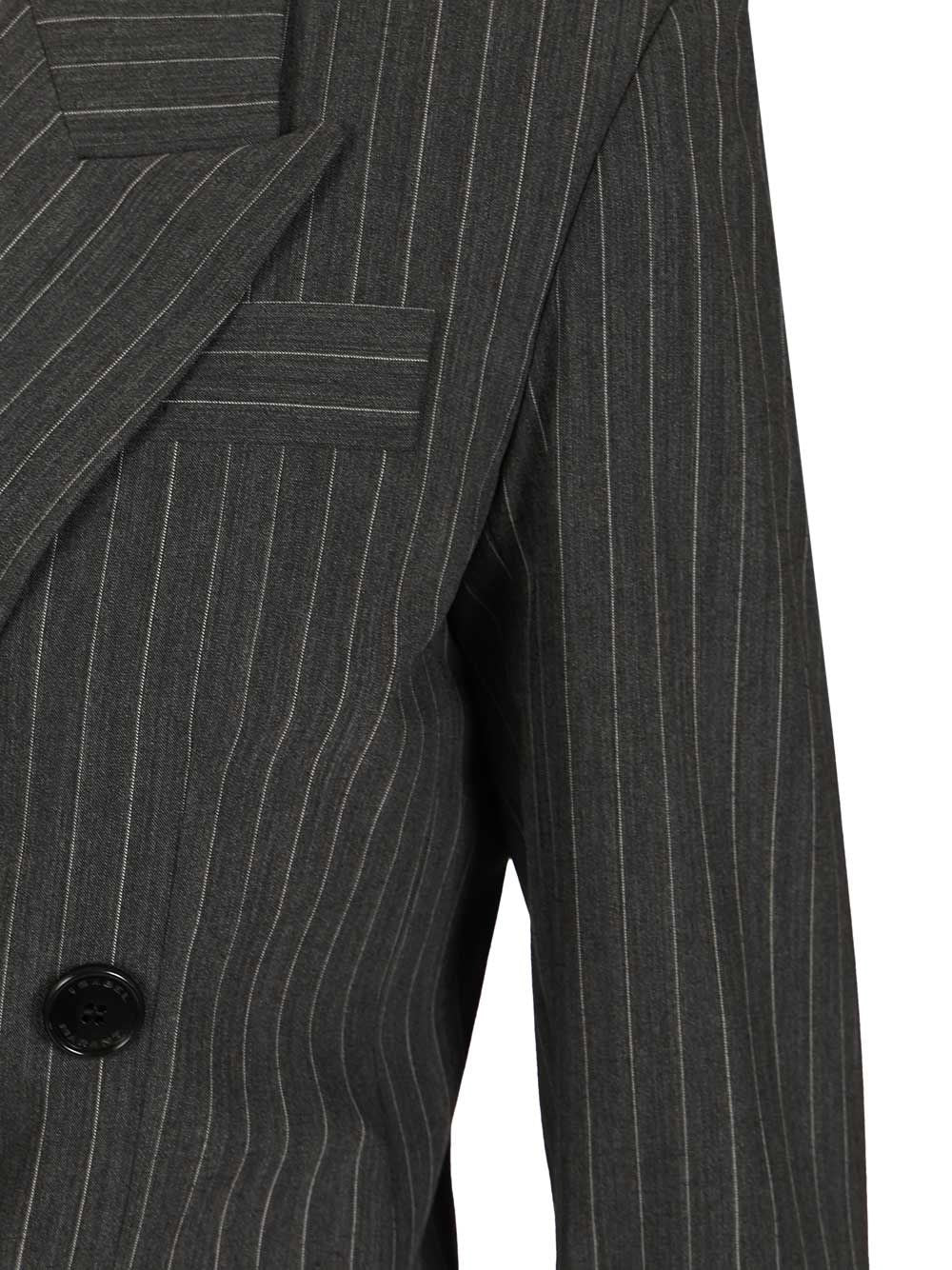Isabel Marant Women Double-Breasted Pinstriped Blazer