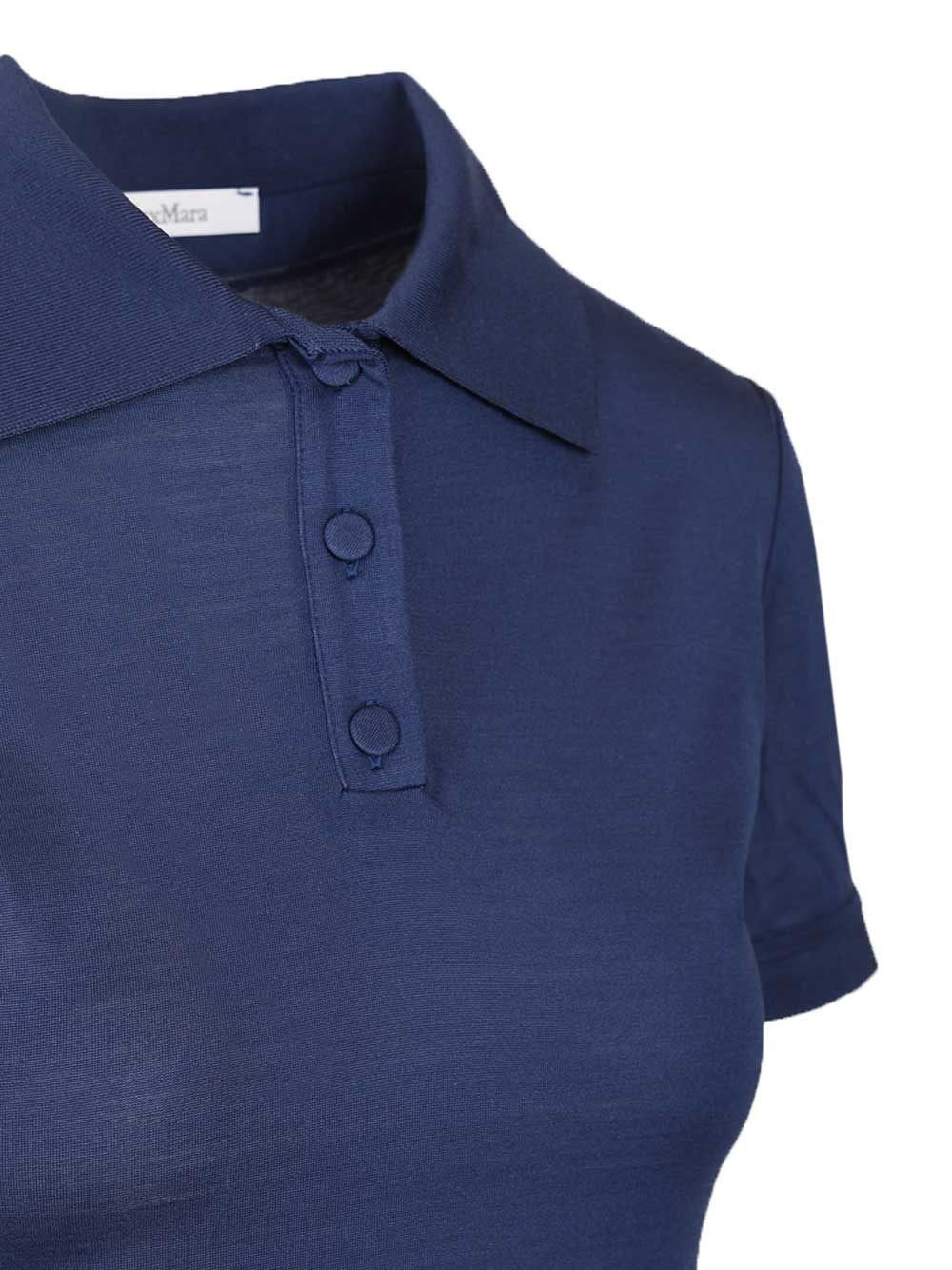 Max Mara Women Silk Jersey Polo Shirt MAX MARA