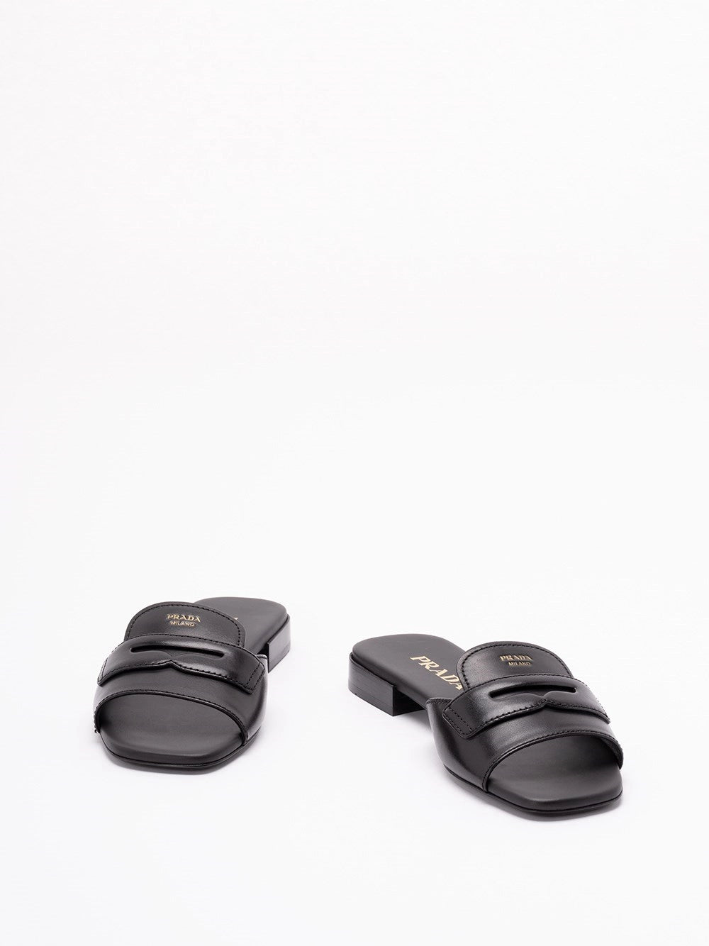 Prada Women Leather Slides PRADA