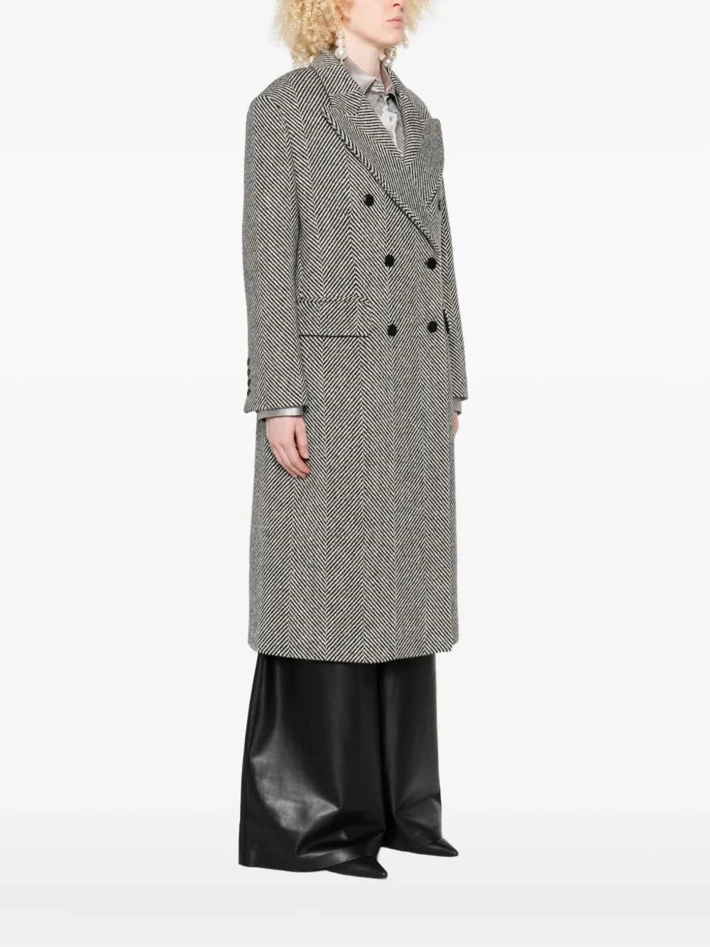 Ermanno Scervino Women Double-Breasted Coat ERMANO SCERVINO