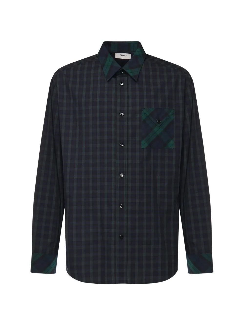Celine Men Checked Cotton Shirt CELINE