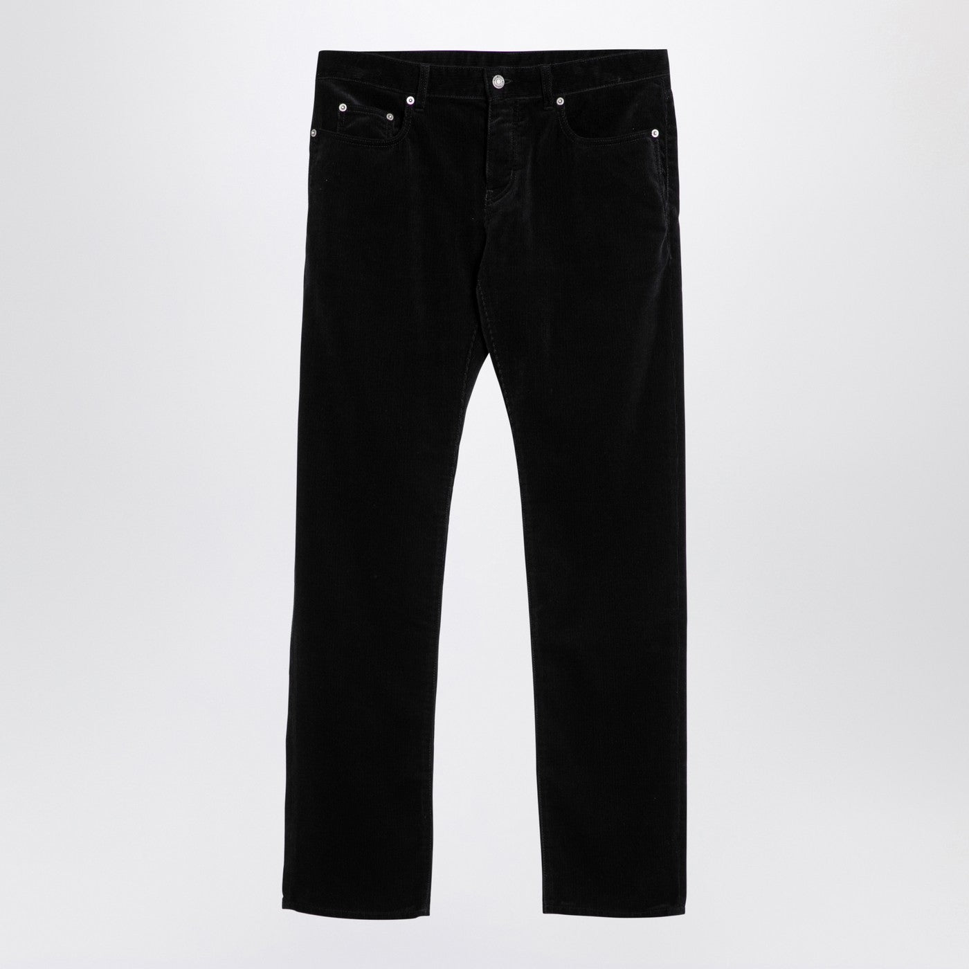 Saint Laurent Black Corduroy Slim Trousers Men SAINT LAURENT