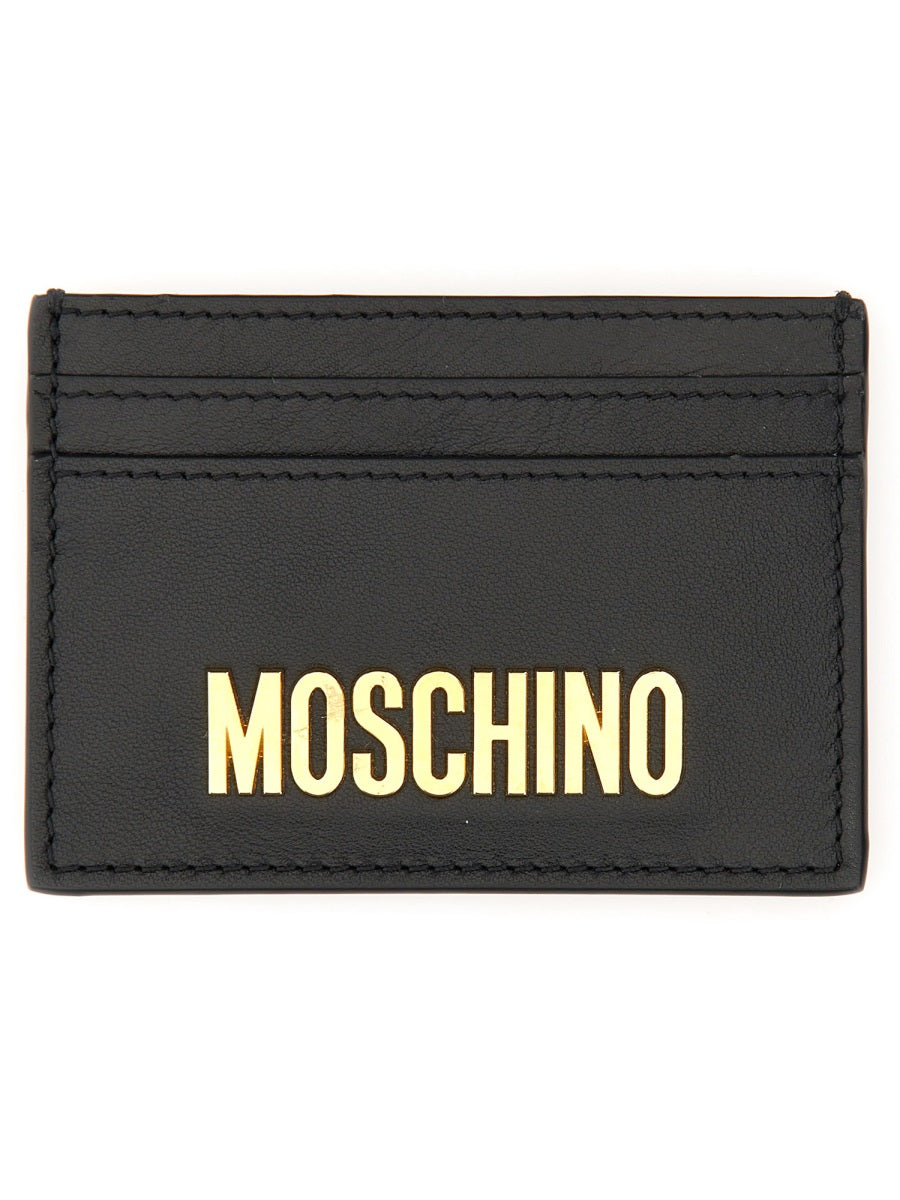 Moschino Men Card Holder With Logo MOSCHINO