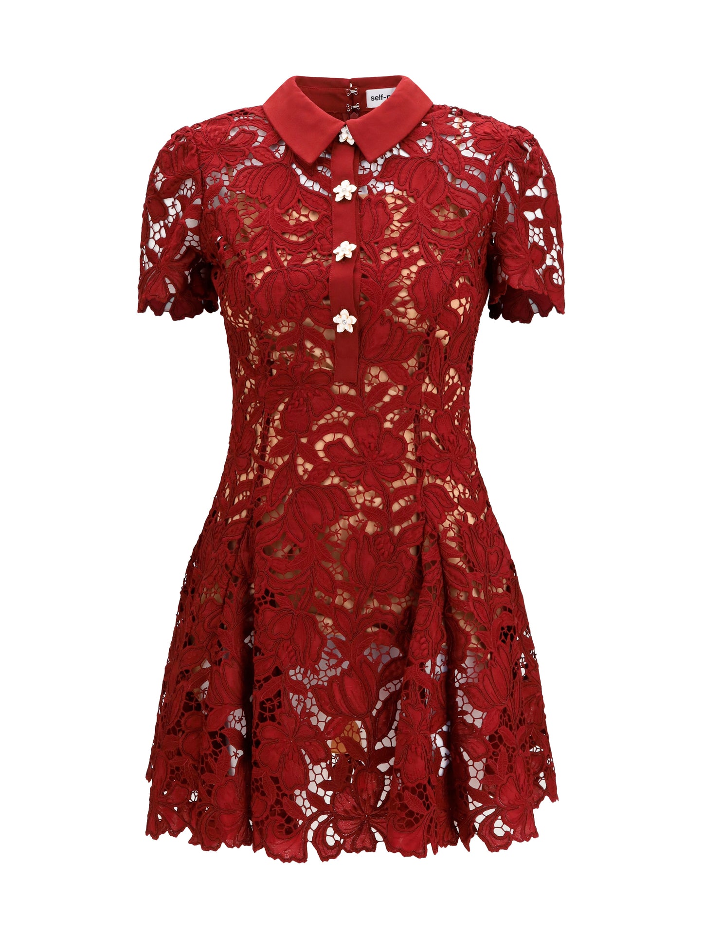 Self-Portrait Women Short Lace Dress SELF-PORTRAIT