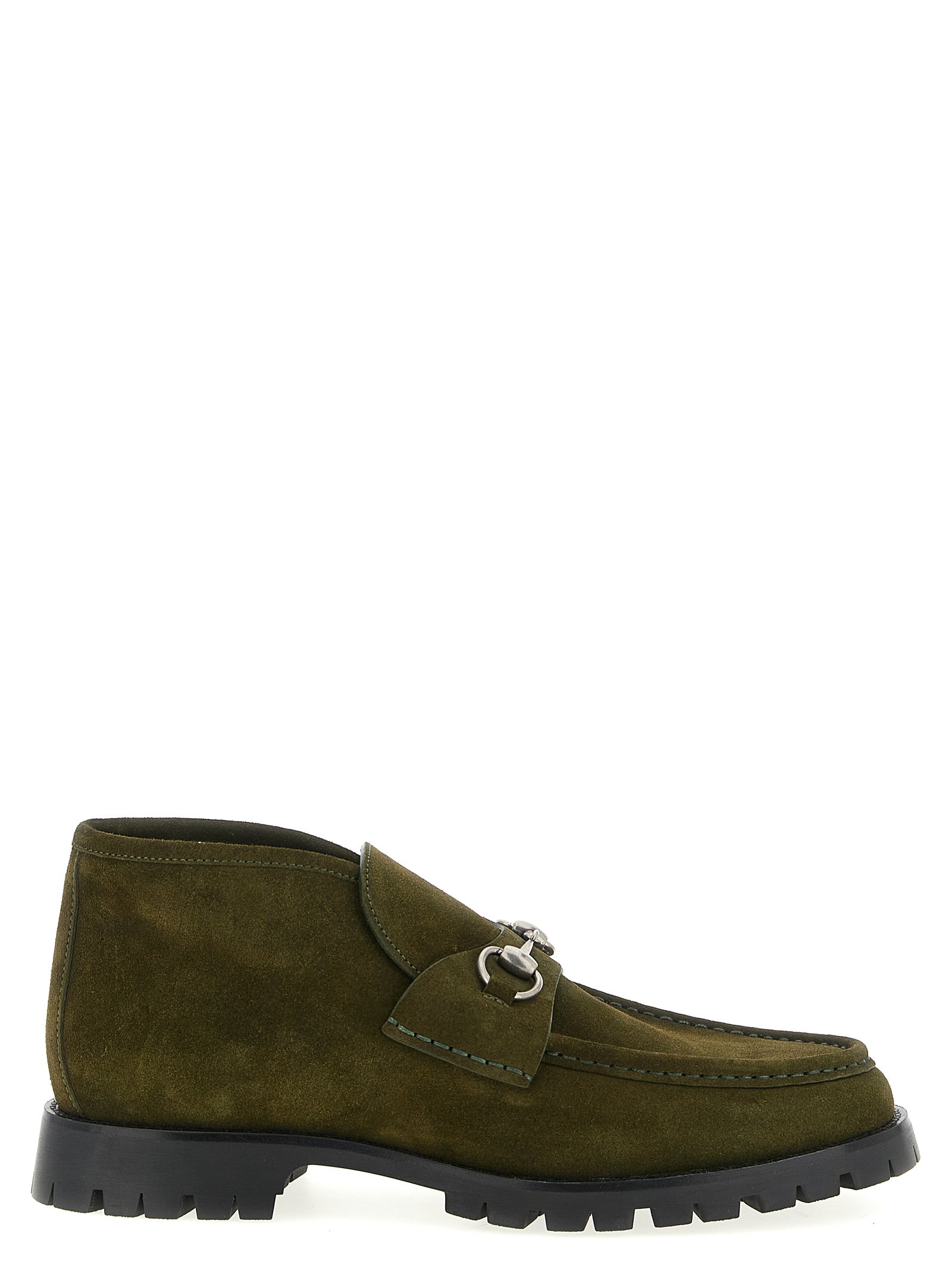 Gucci Men Horsebit Ankle Boots GUCCI