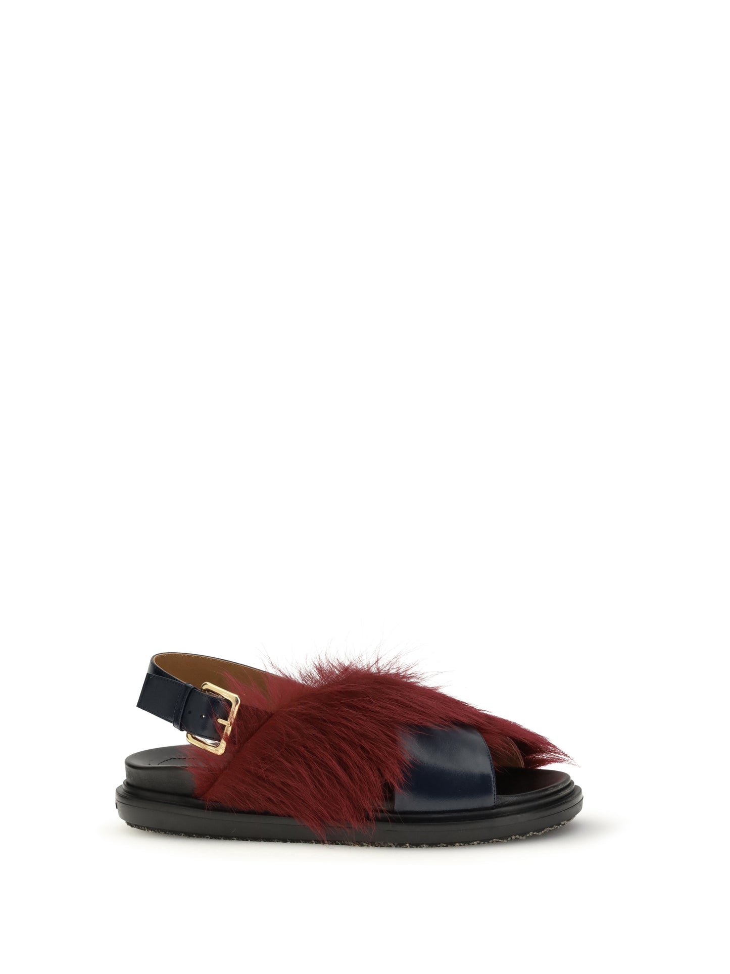 Marni Women Fur-Lined Fussbett Sandals MARNI