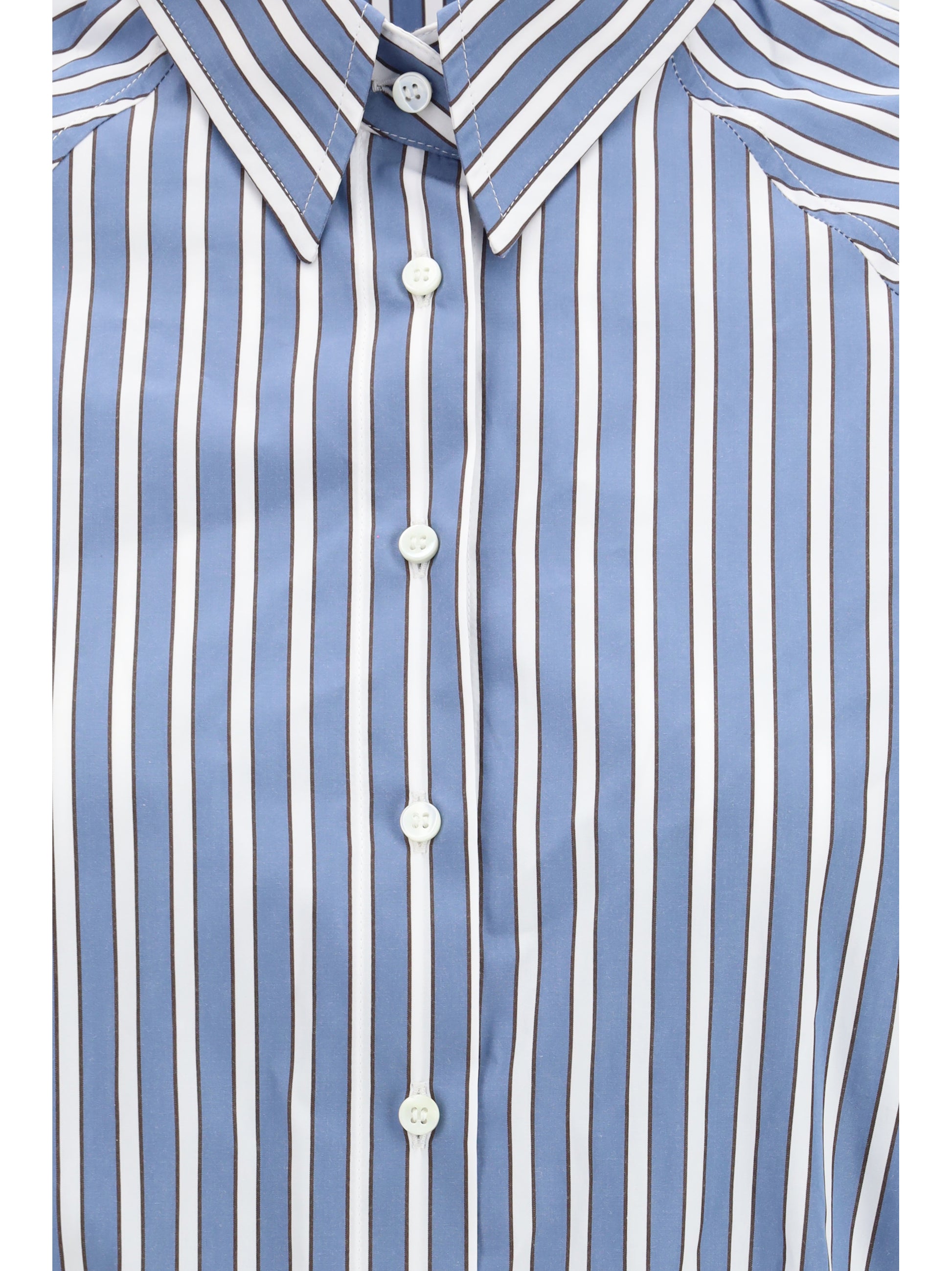 Brunello Cucinelli Women Shadow Stripe Poplin Shirt BRUNELLO CUCINELLI