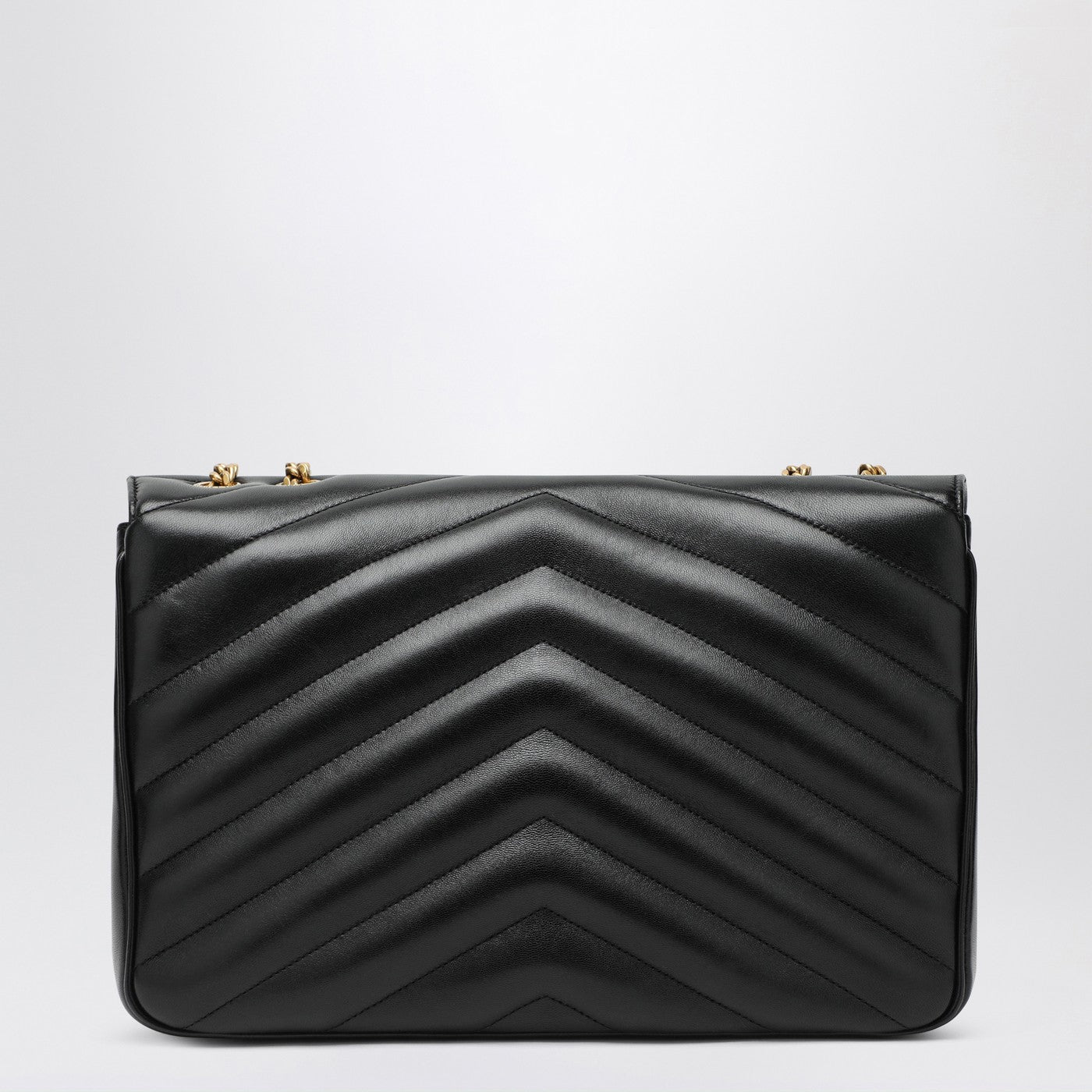 Saint Laurent Loulou Large Bag Black In Leather Women SAINT LAURENT