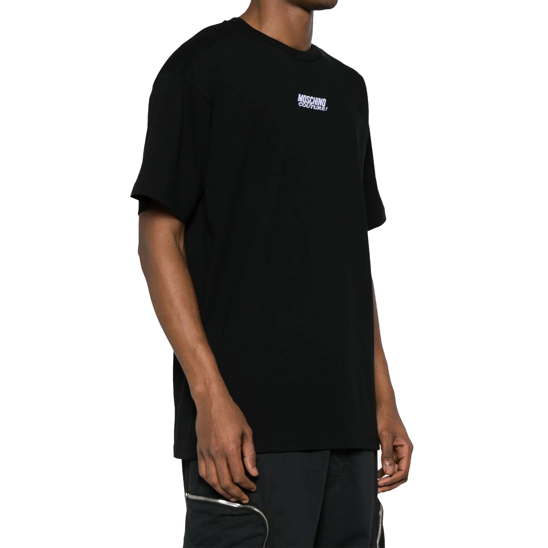 Moschino Logo-Embroidered Cotton T-Shirt Men MOSCHINO