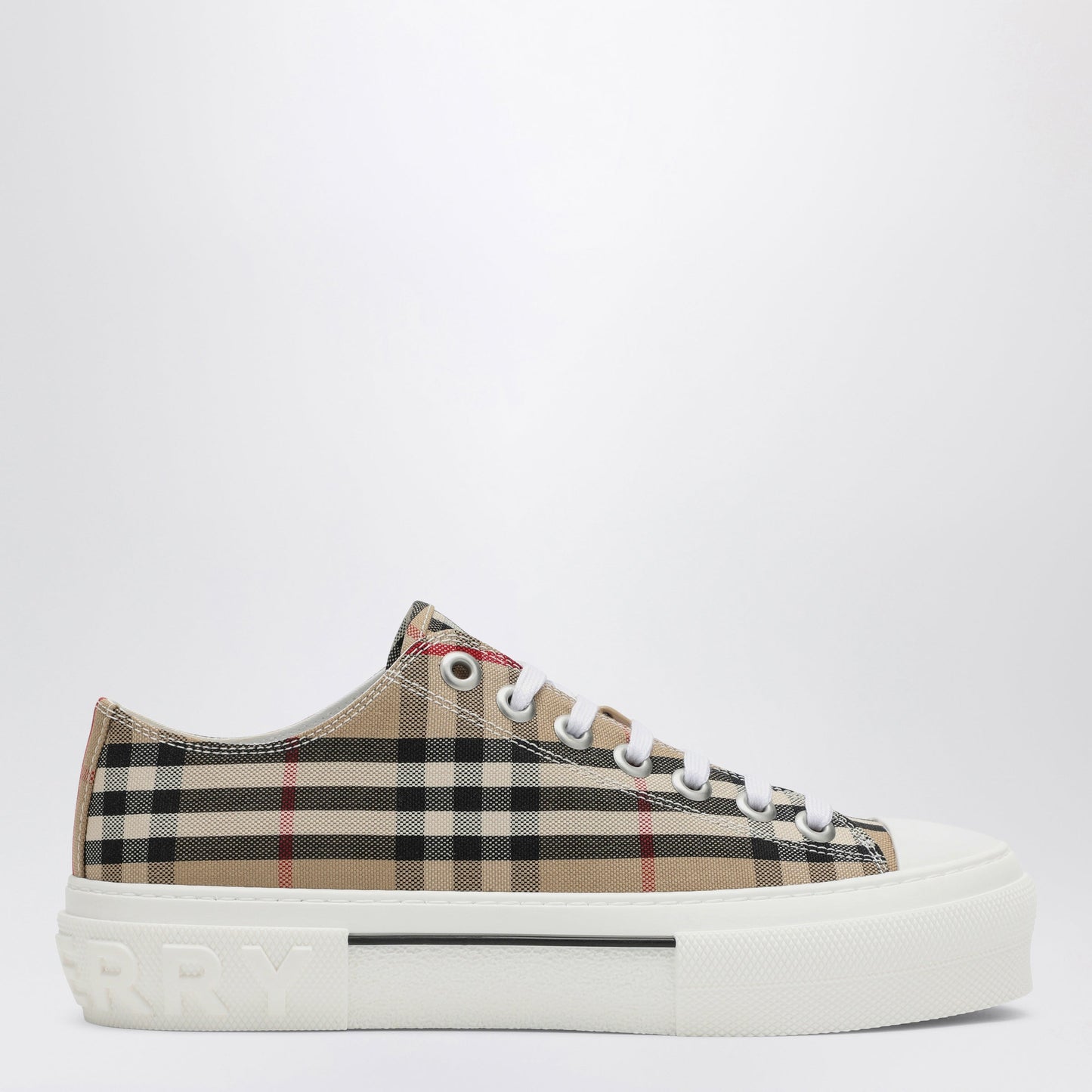 Burberry Vintage Check Beige Sneakers Women BURBERRY