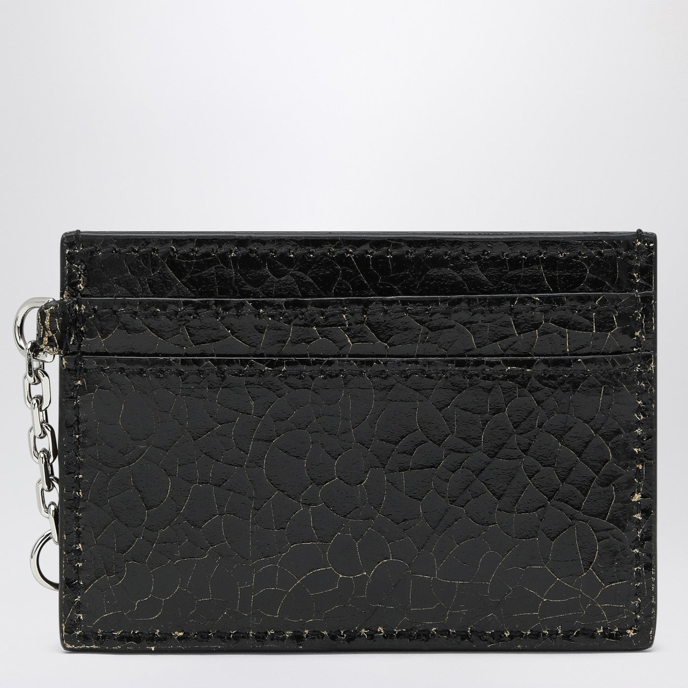 Alexander Mcqueen T-Bar Credit Card Holder Black/Caramel Men ALEXANDER MCQUEEN