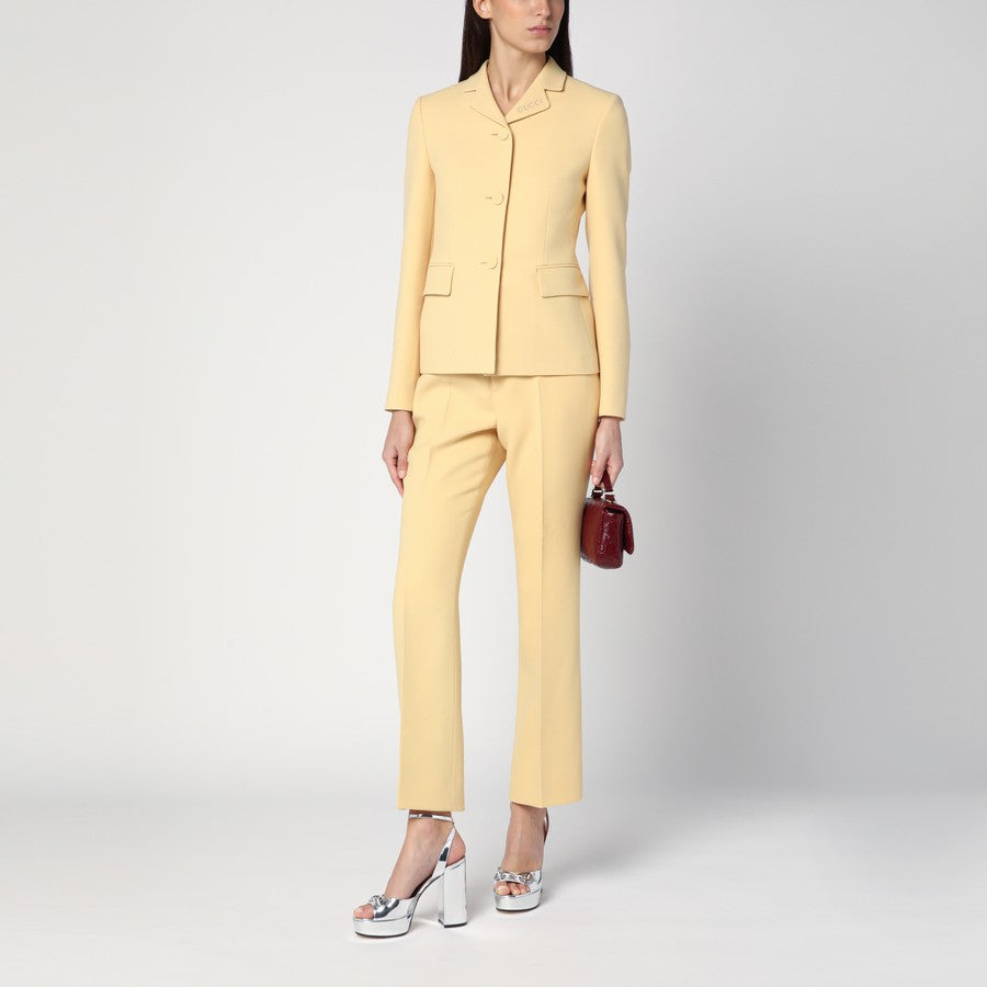 Gucci Women Coloured Wool Crepe Trousers GUCCI