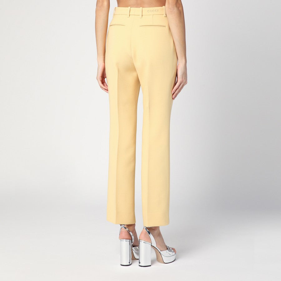 Gucci Women Coloured Wool Crepe Trousers GUCCI