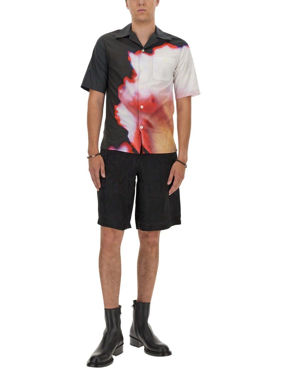 Alexander Mcqueen Men Hawaiian Shirt ALEXANDER MCQUEEN