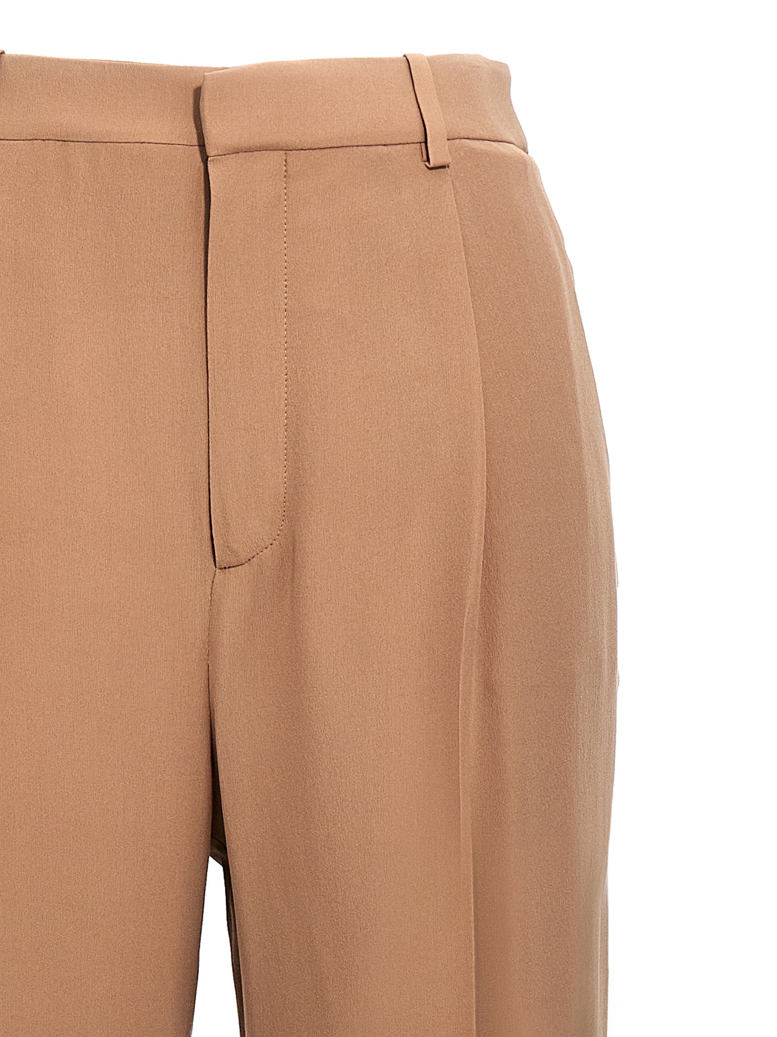 Saint Laurent Women Crepe Silk Pants SAINT LAURENT