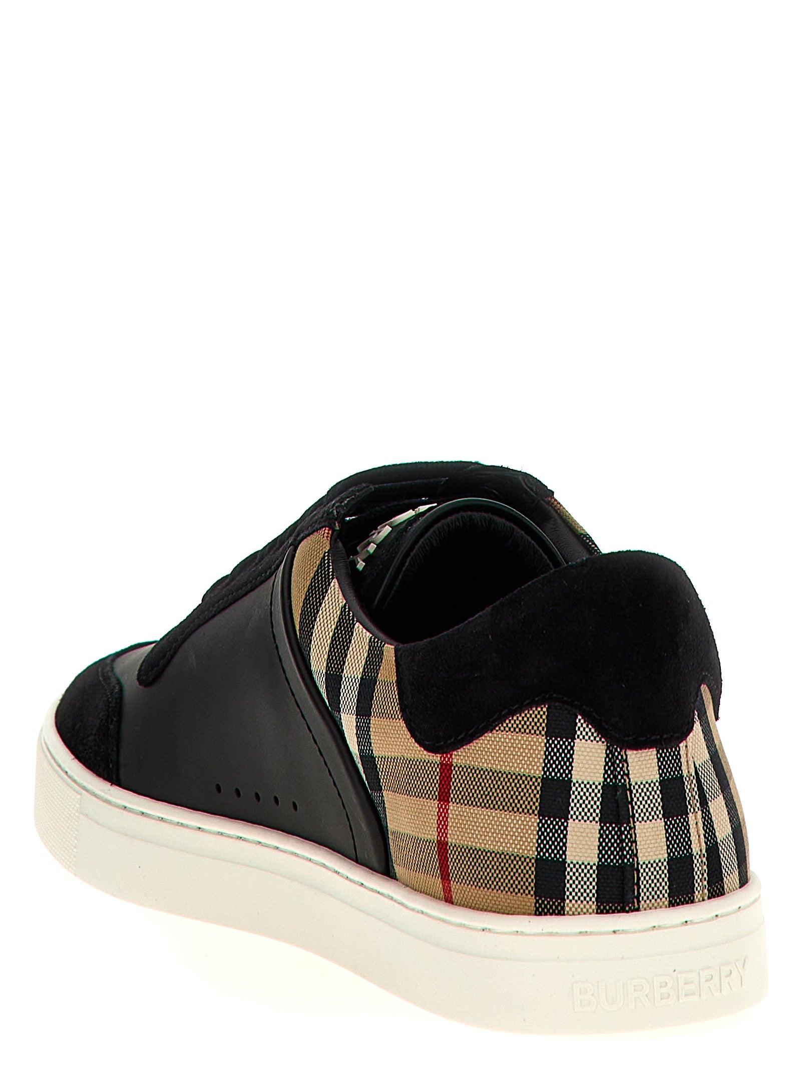 Burberry Men Check Insert Sneakers BURBERRY