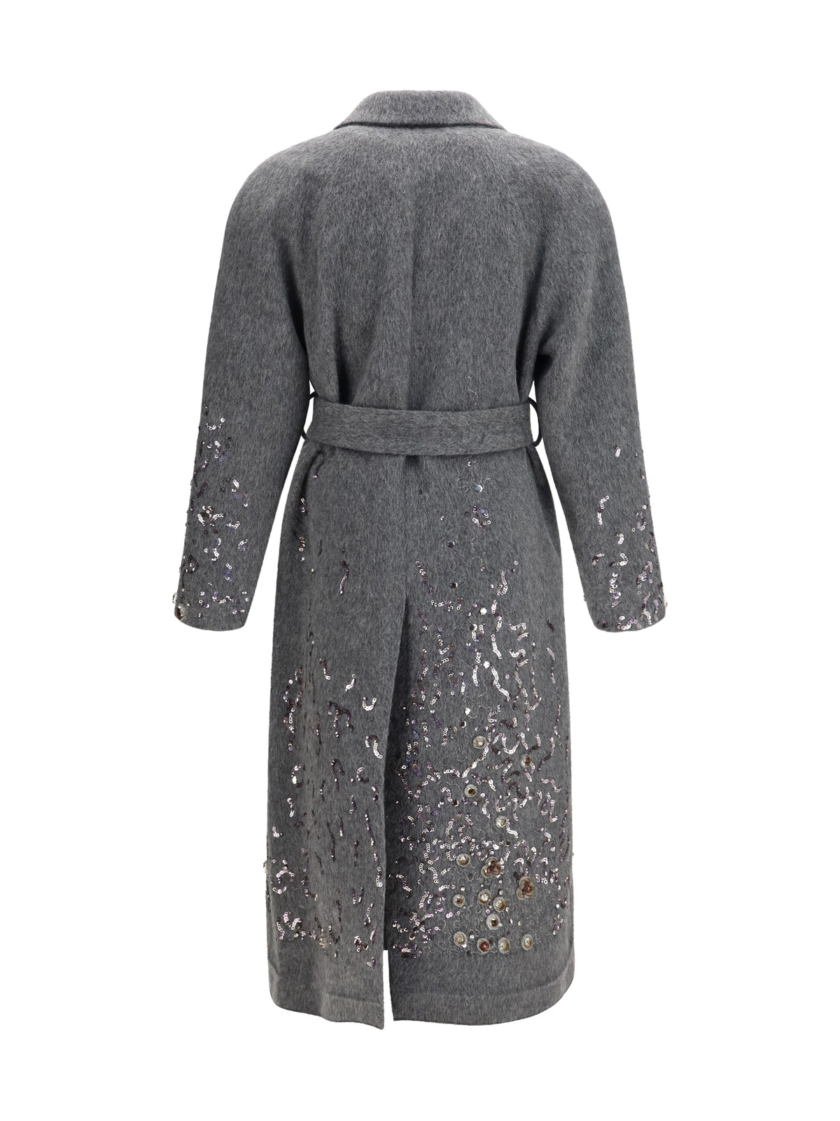 Valentino Men Mohair And Wool-Blend Coat VALENTINO