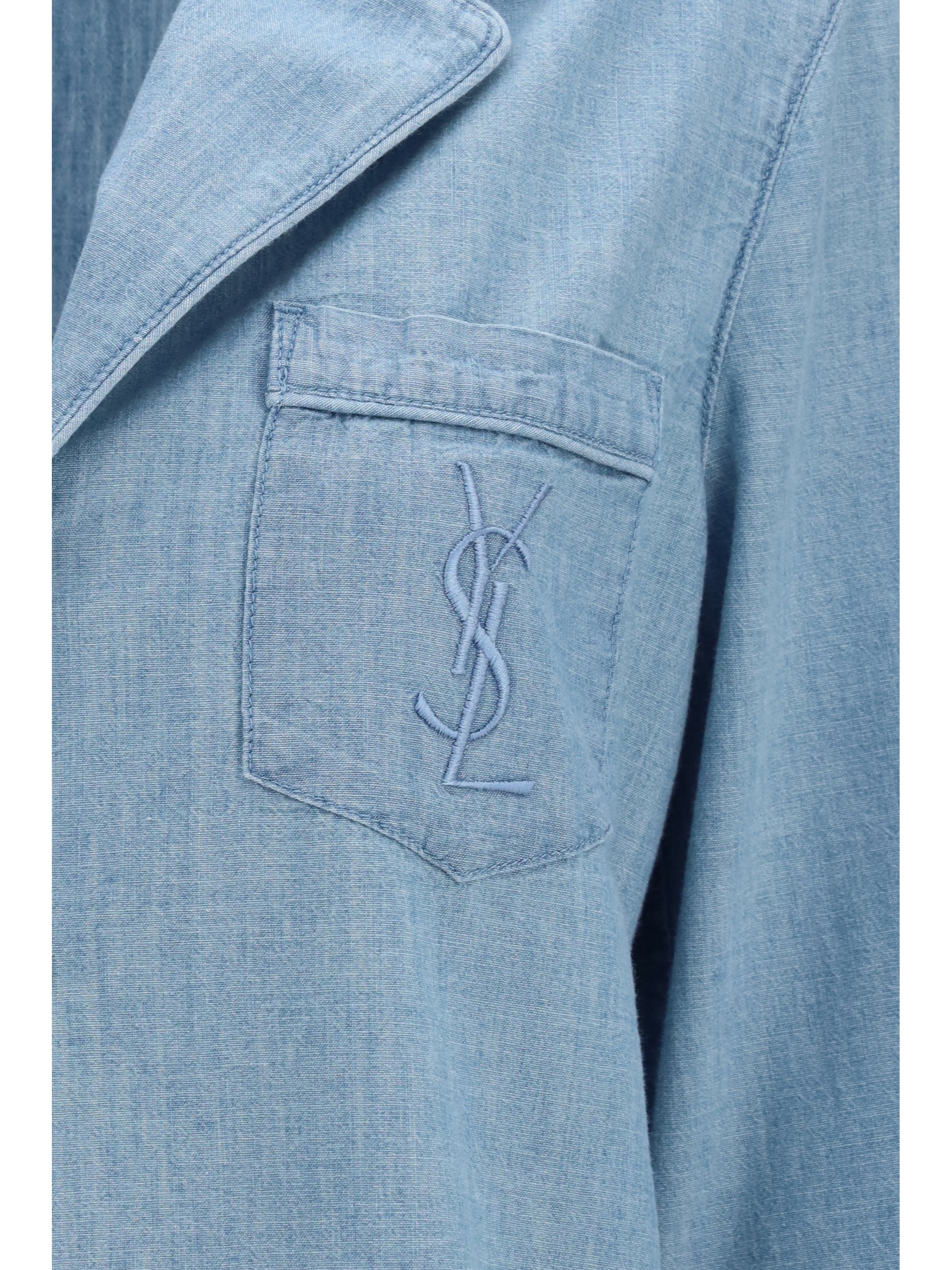 Saint Laurent Women Cotton Shirt SAINT LAURENT