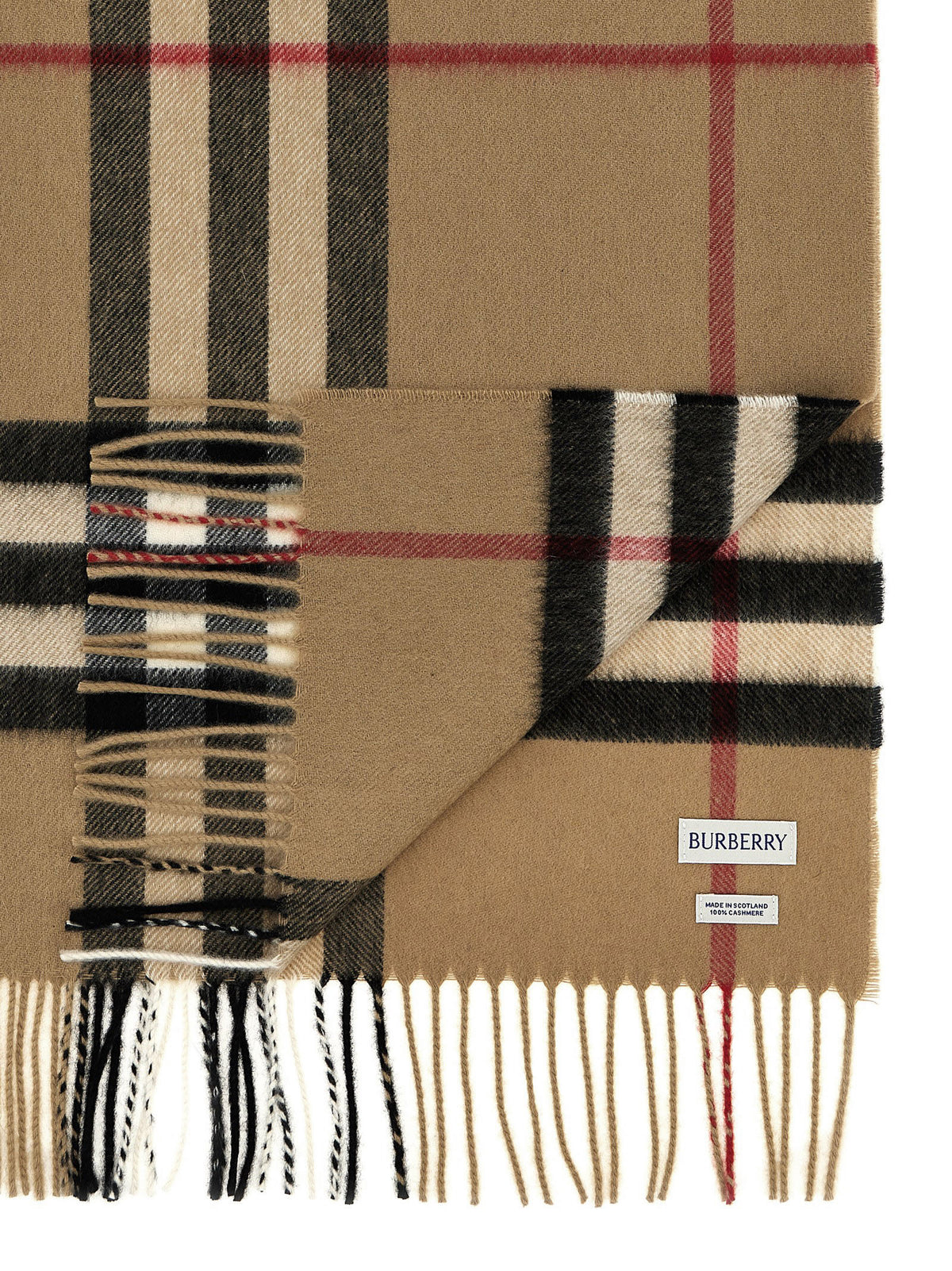 Burberry Men Check Cashmere Scarf BURBERRY