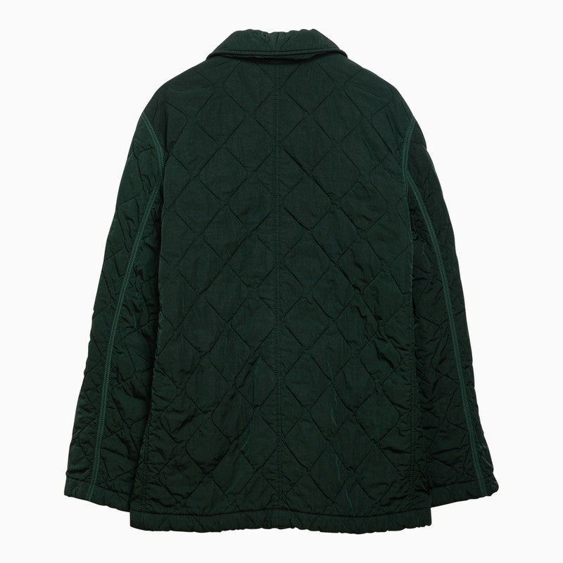 Burberry Ivy-Coloured Quilted Jacket In Nylon Women