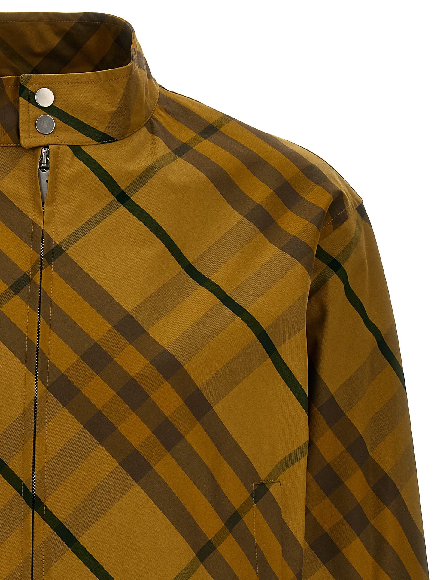 Burberry Men Check Print Jacket BURBERRY