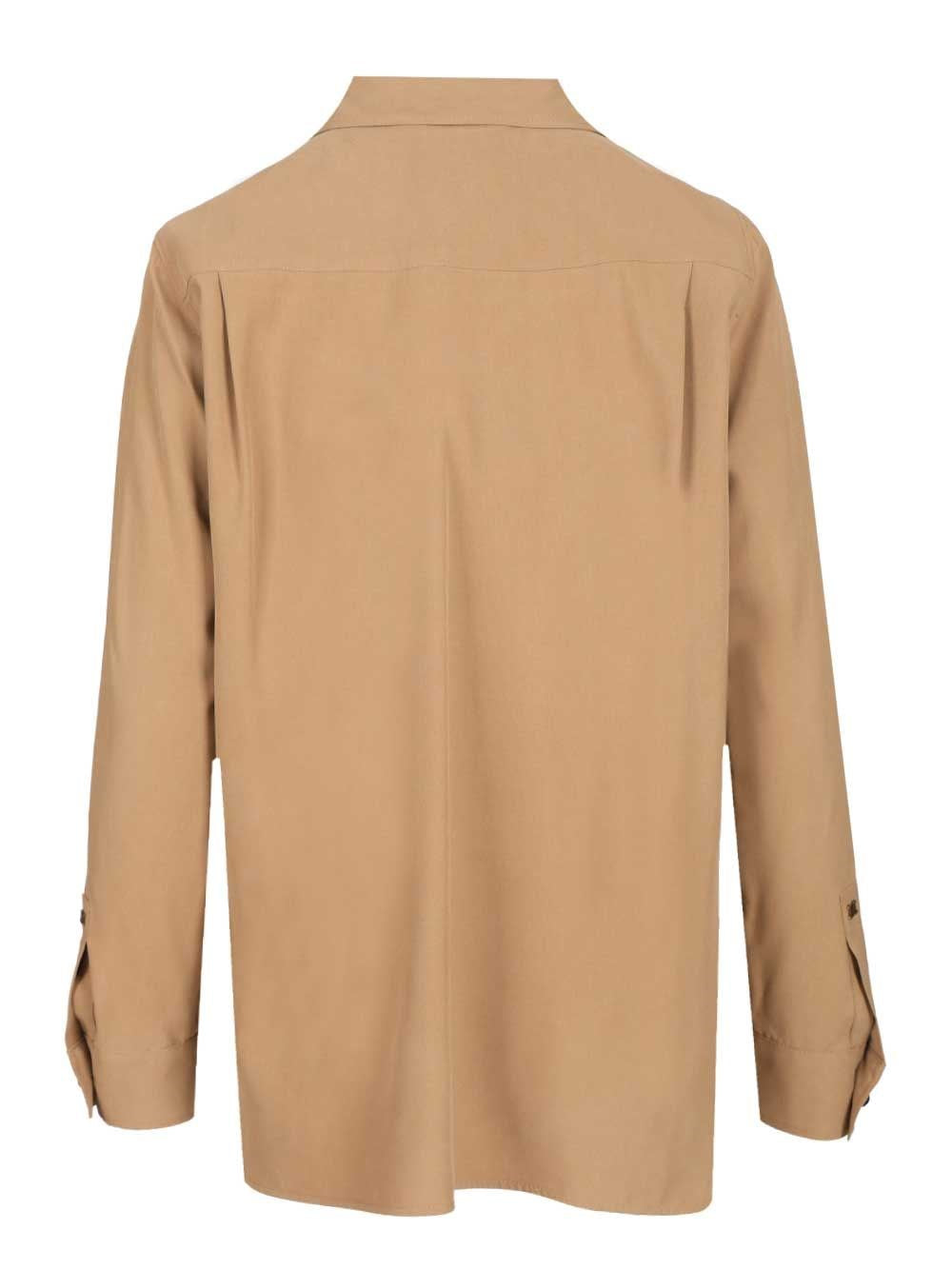 Max Mara Women Siamese Shirt In Washed Silk MAX MARA