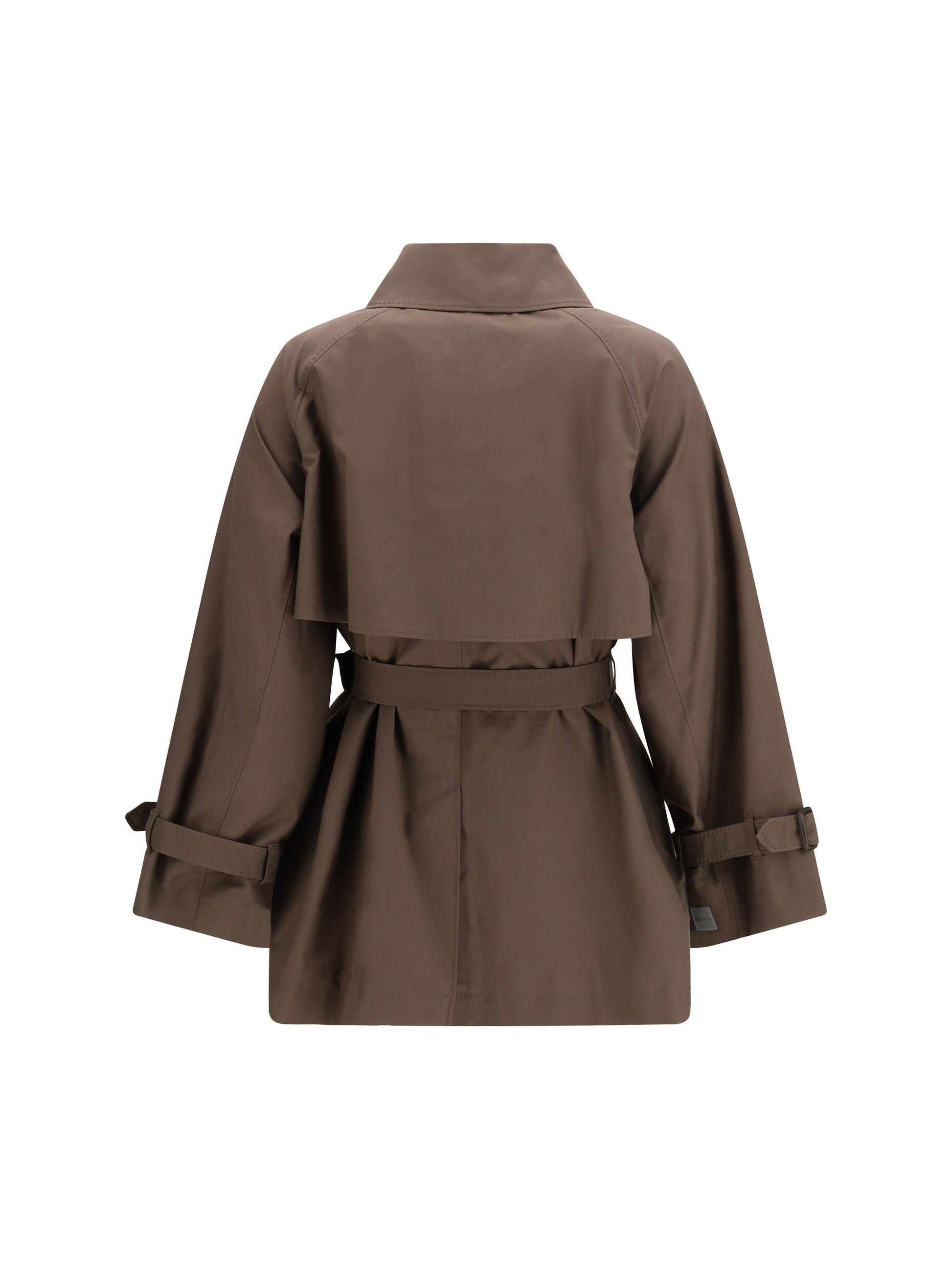 Max Mara The Cube Women Technical Cotton-Blend Twill Trench MAX MARA THE CUBE