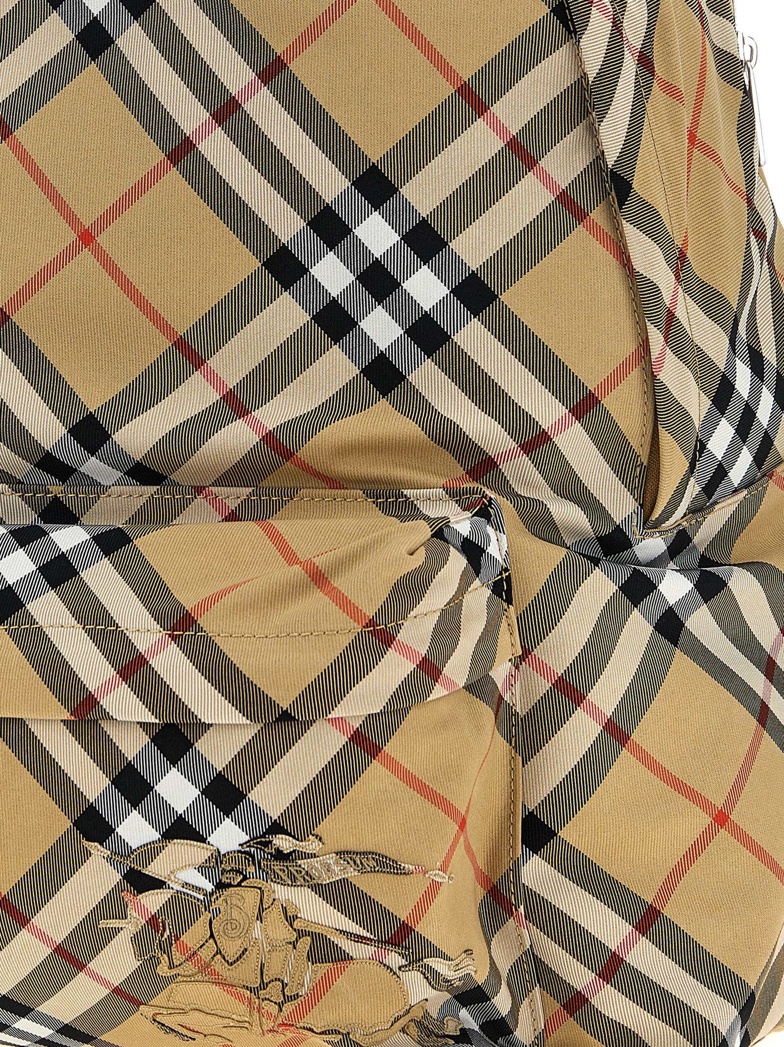 Burberry Men Check Backpack BURBERRY