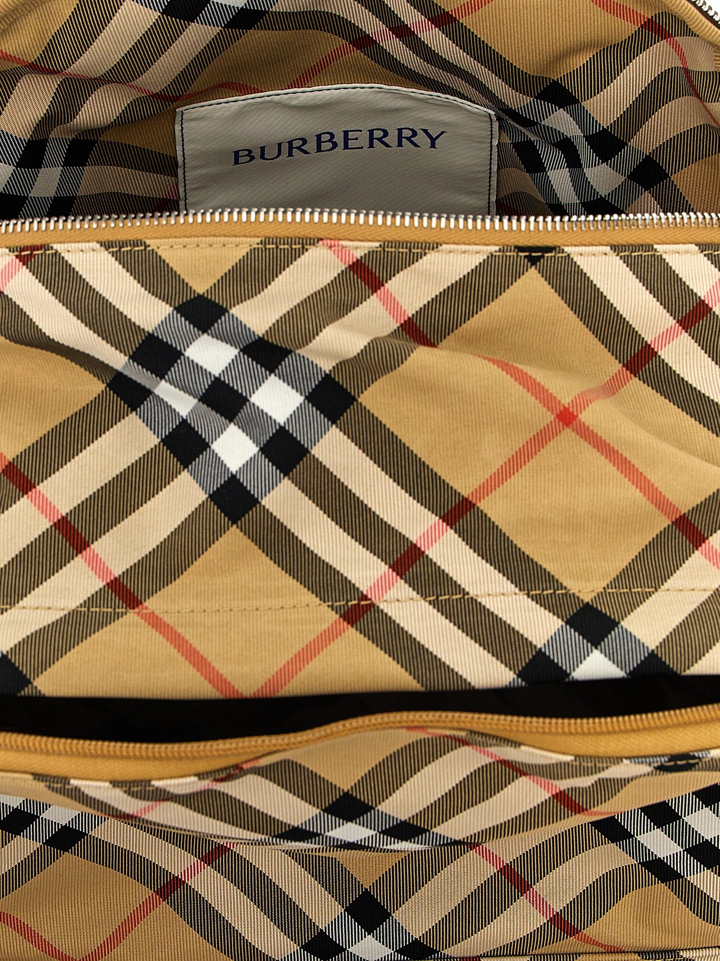 Burberry Men Check Backpack BURBERRY