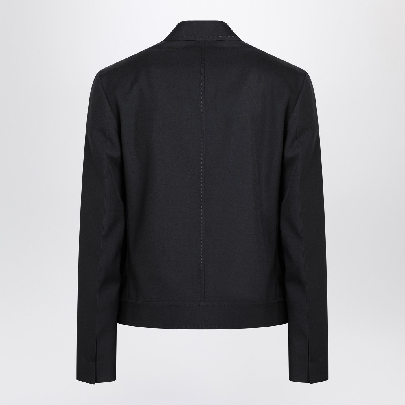 Gucci Dark Grey Jacket In Wool Gabardine Men GUCCI