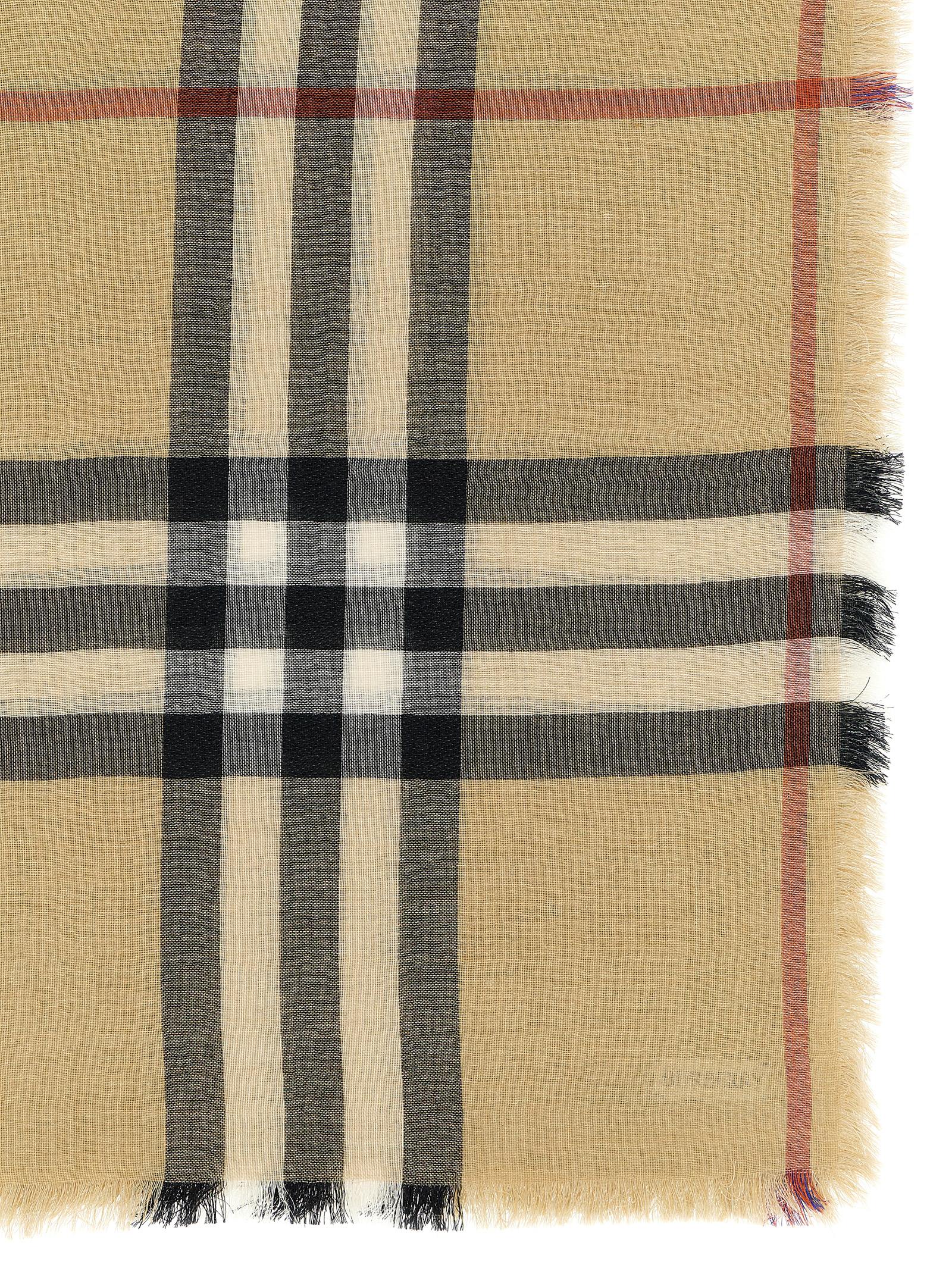 Burberry Men Check Reversible Scarf BURBERRY