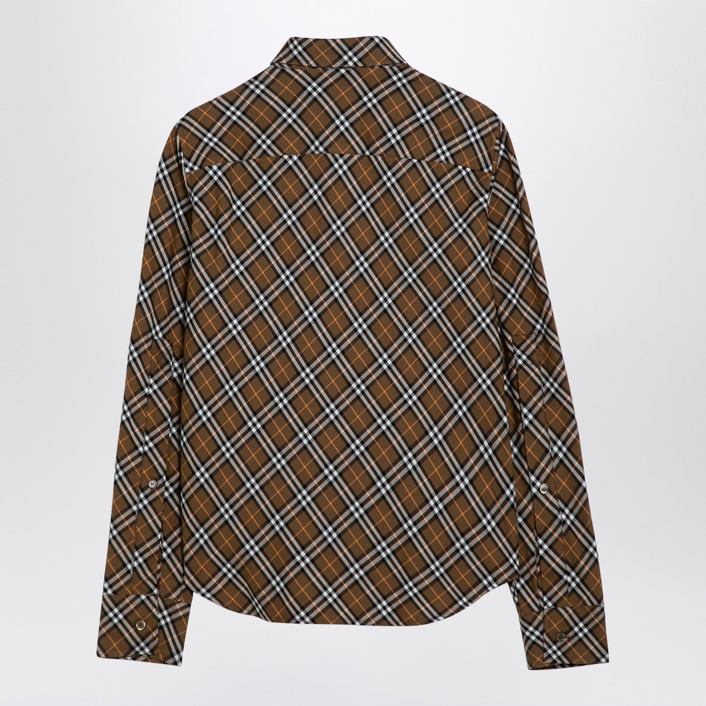 Burberry Oxid-Coloured Check Cotton Shirt Women BURBERRY