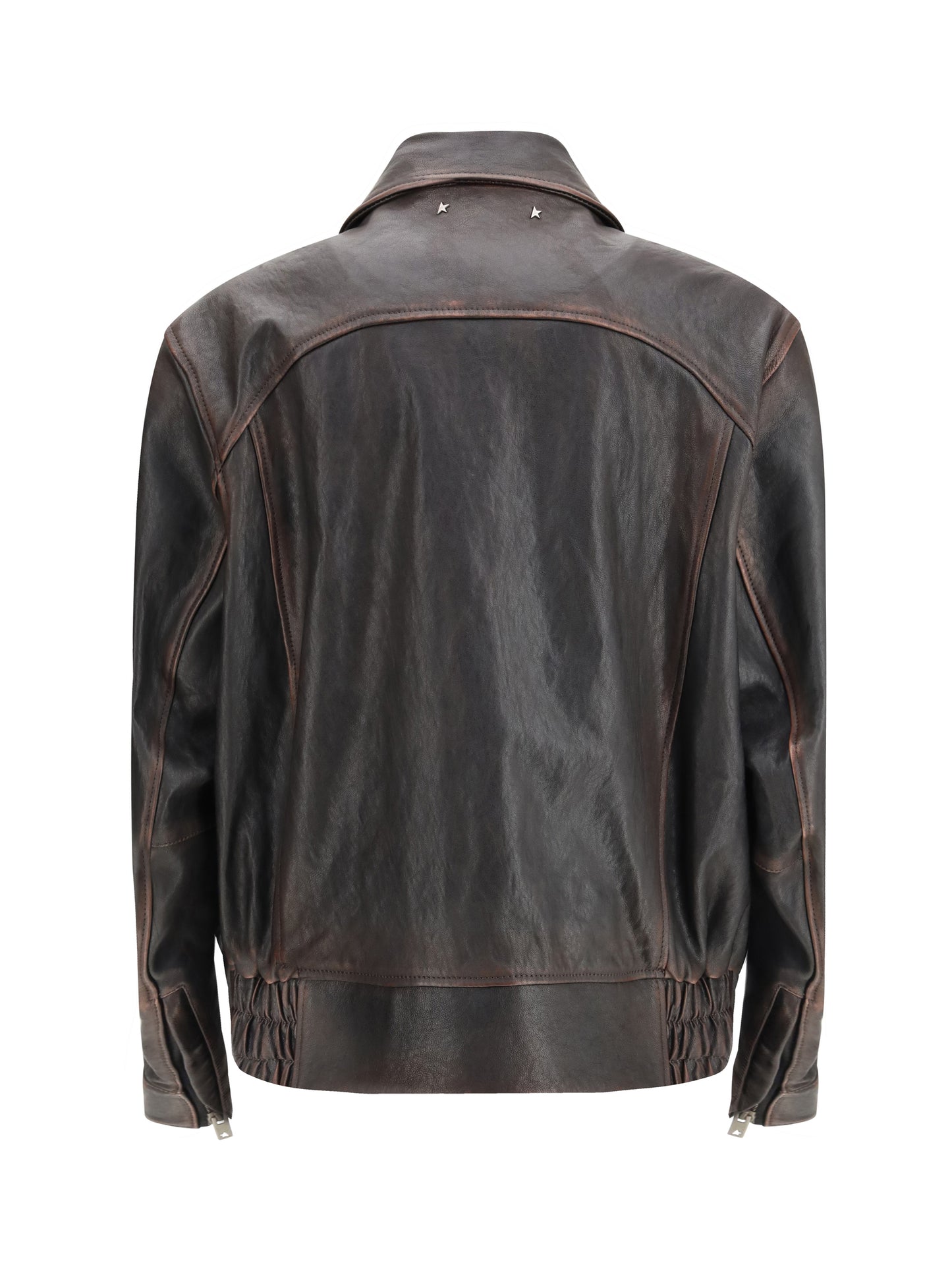Golden Goose Men Nappa Leather Bomber Jacket