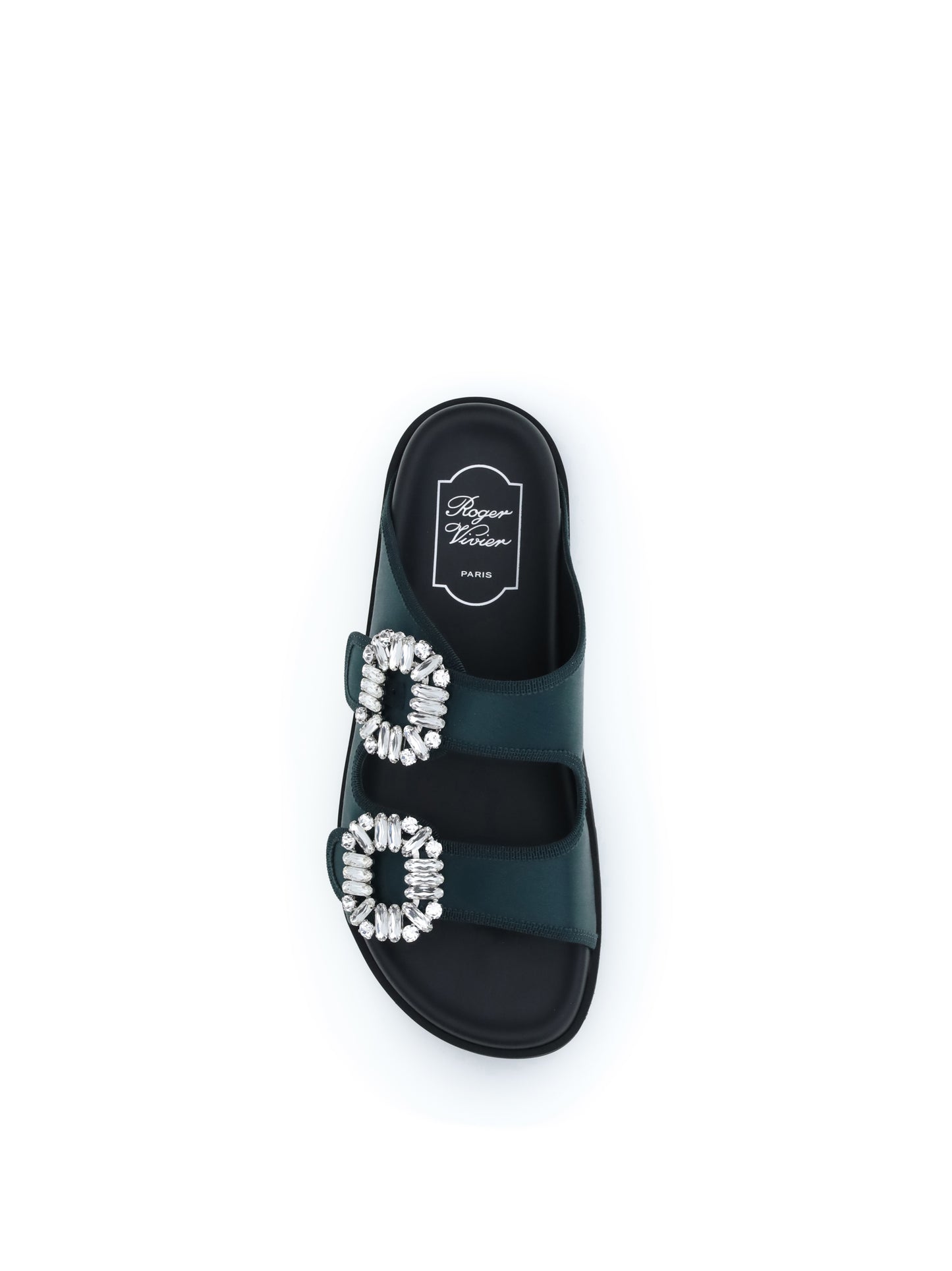 Roger Vivier Women Slidy Viv Sandals With Strass ROGER VIVIER